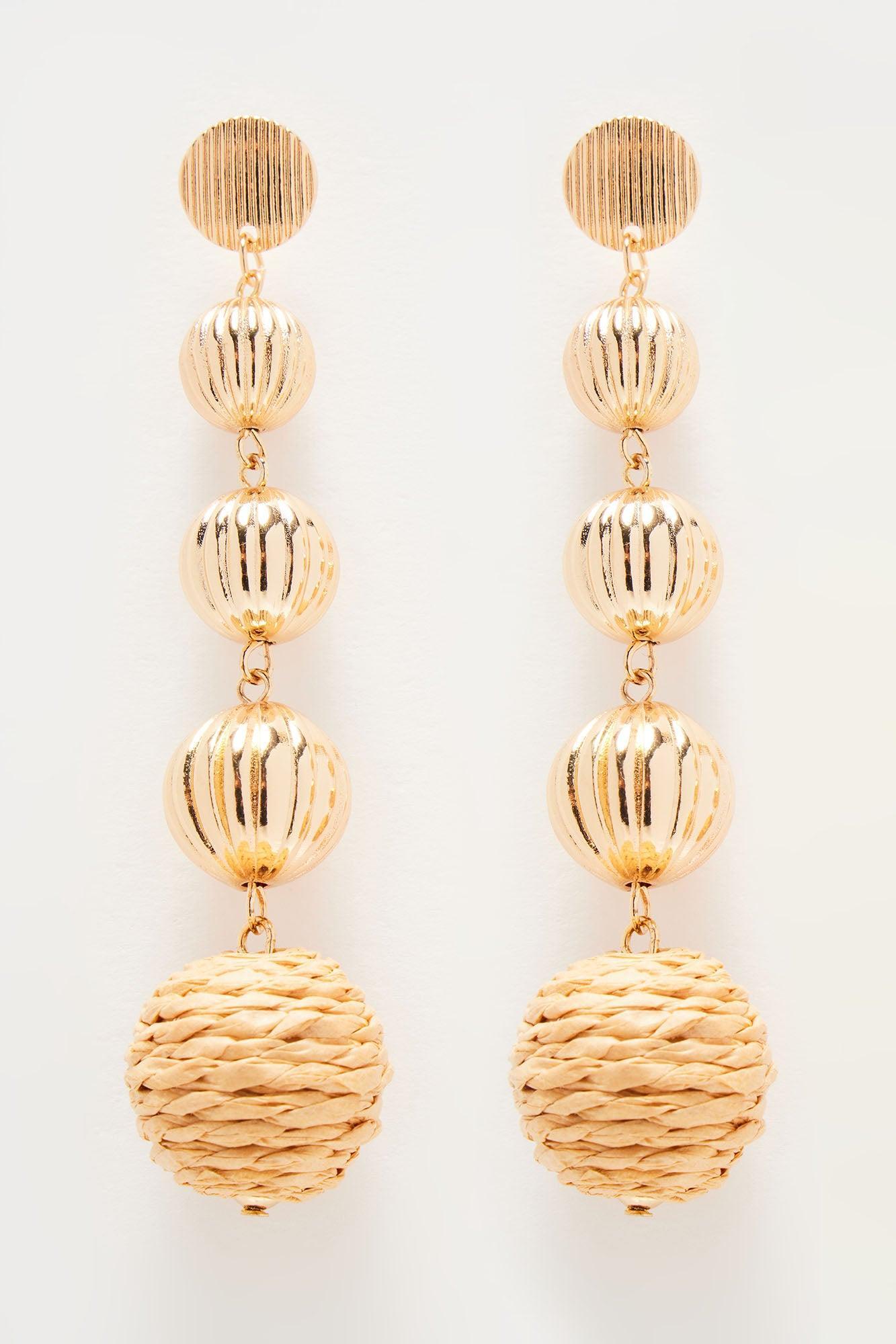 Tropical State Of Mind Earrings - Gold/combo Product Image