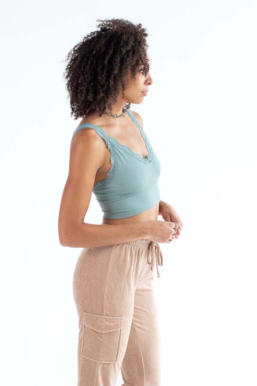 Lace Trim Seamless Cami Product Image