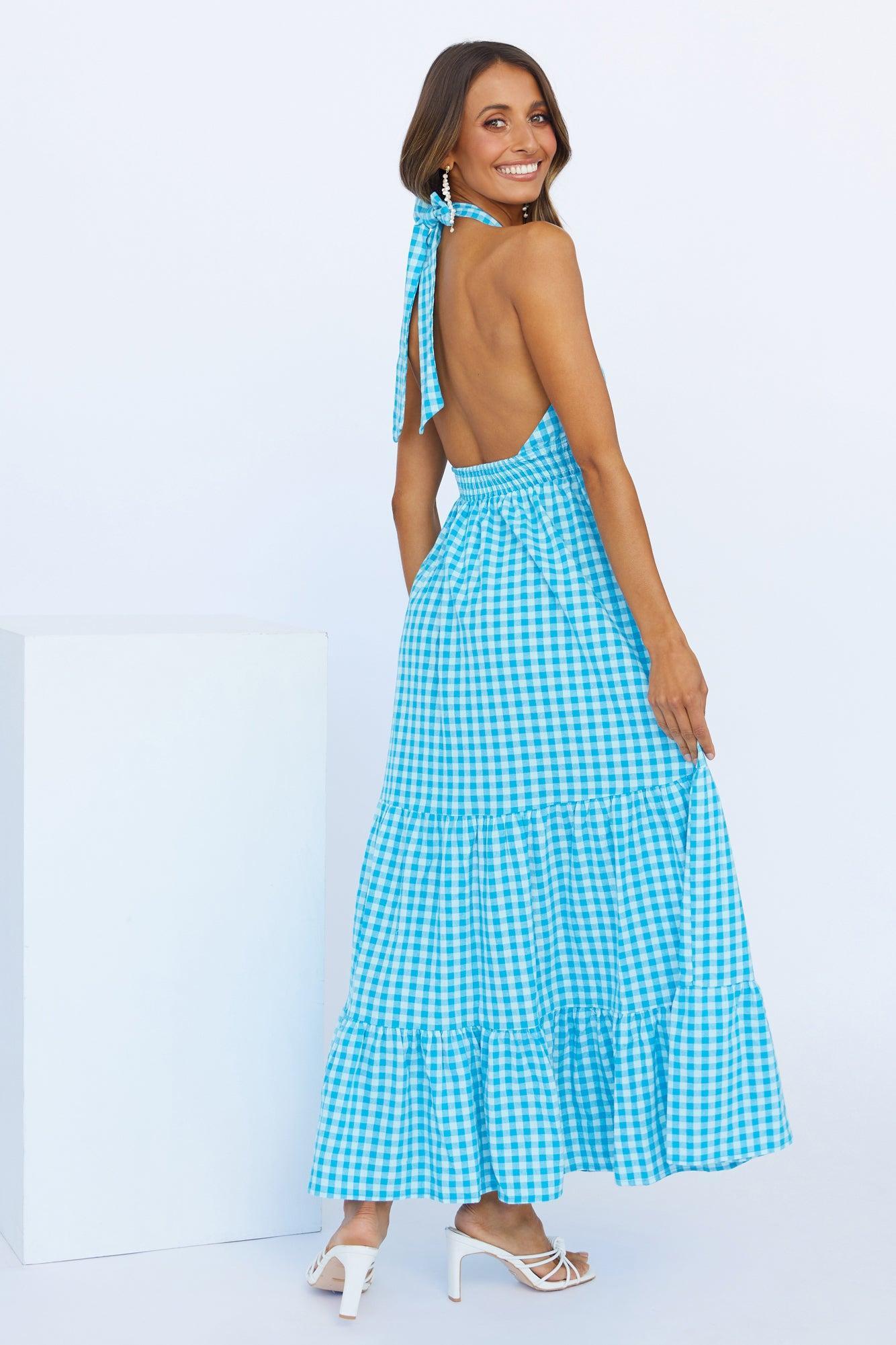 Important Piece Maxi Dress Blue Product Image