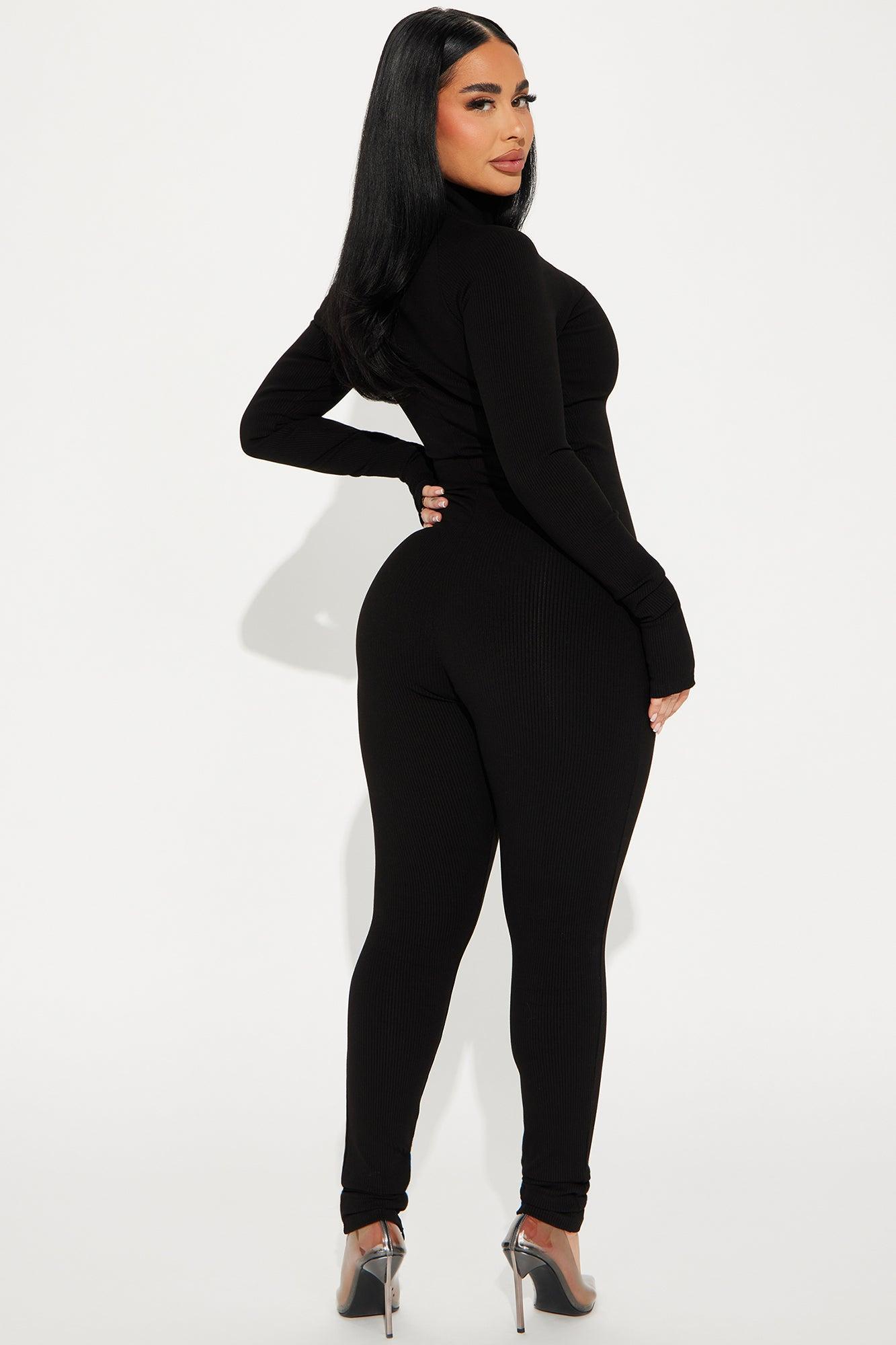 Juliet Snatched Jumpsuit - Black Product Image
