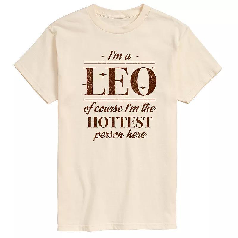 Men's I'm A Leo Graphic Tee, Size: XXL, White Product Image