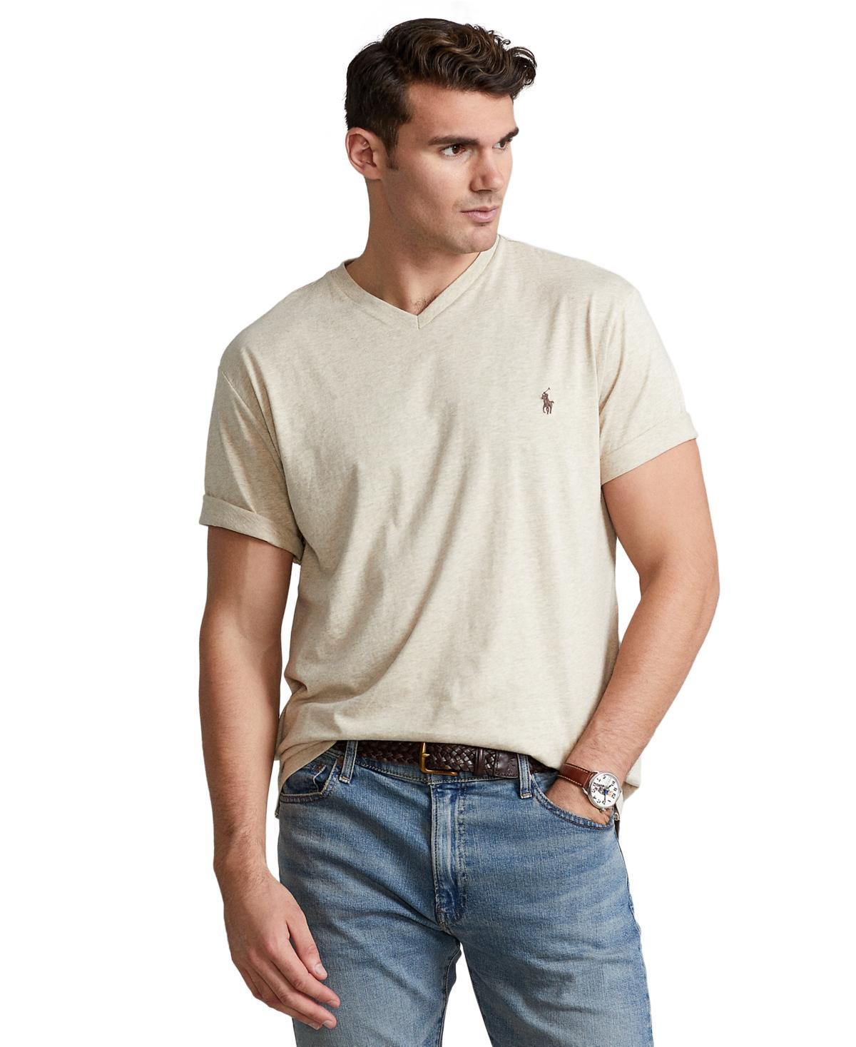 Polo Ralph Lauren Big  Tall Classic Fit Short Sleeve Cotton Jersey V-Neck T Product Image