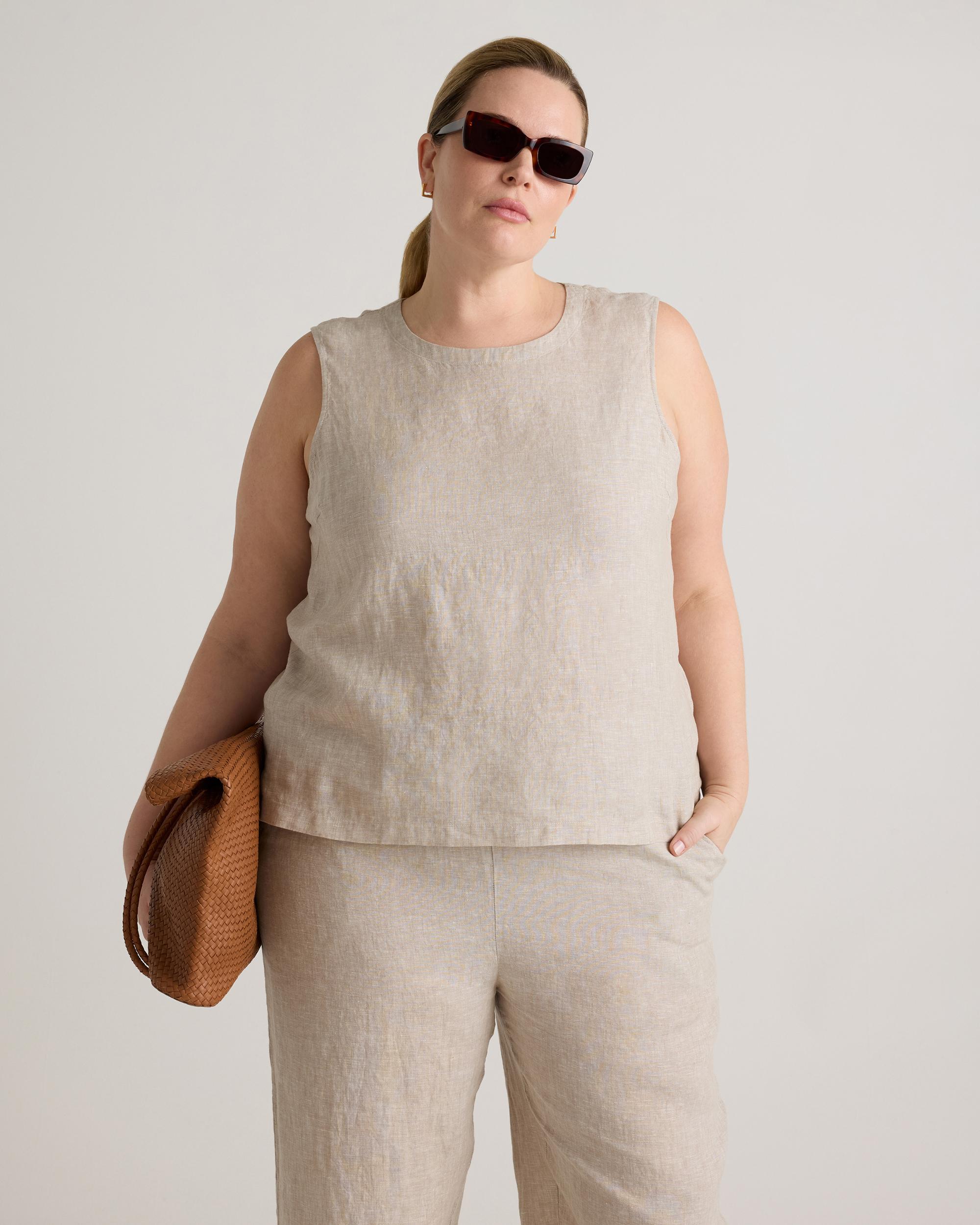 Quince | Women's 100% European Linen Tank Top Product Image