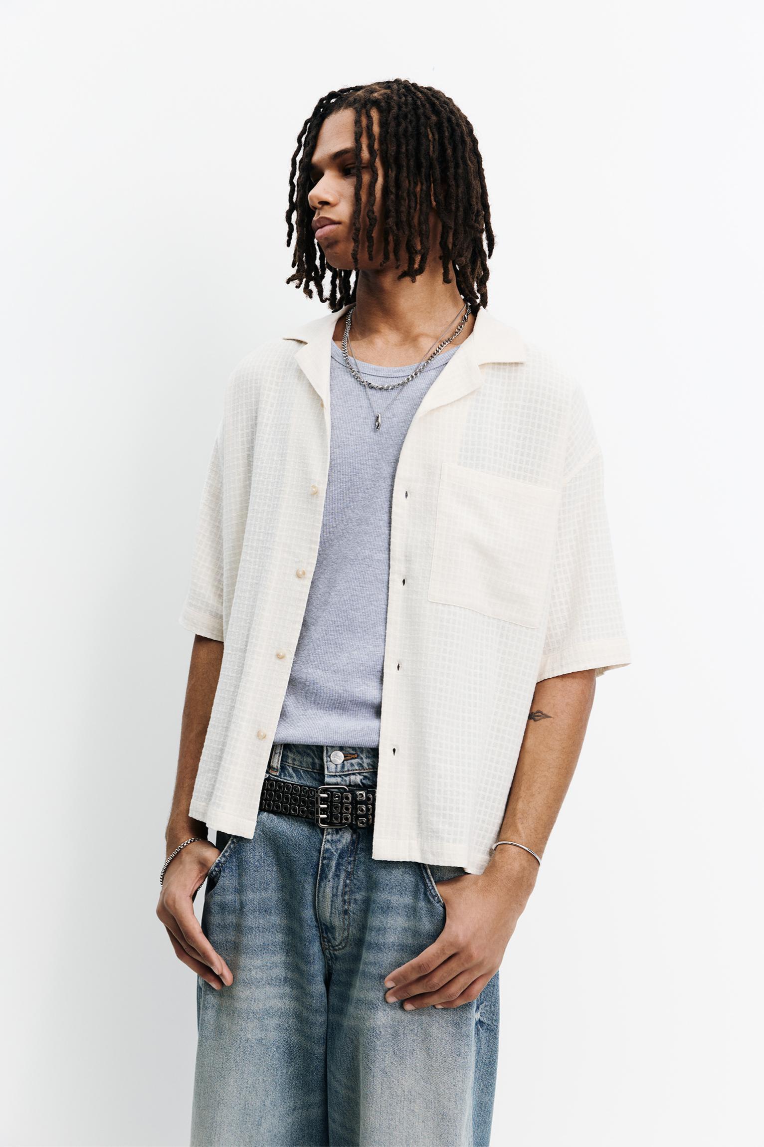 Rustic check shirt Product Image