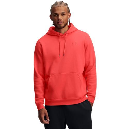 Under Armour Mens Under Armour Essential Fleece Hoodie - Mens Fire/Fire Product Image