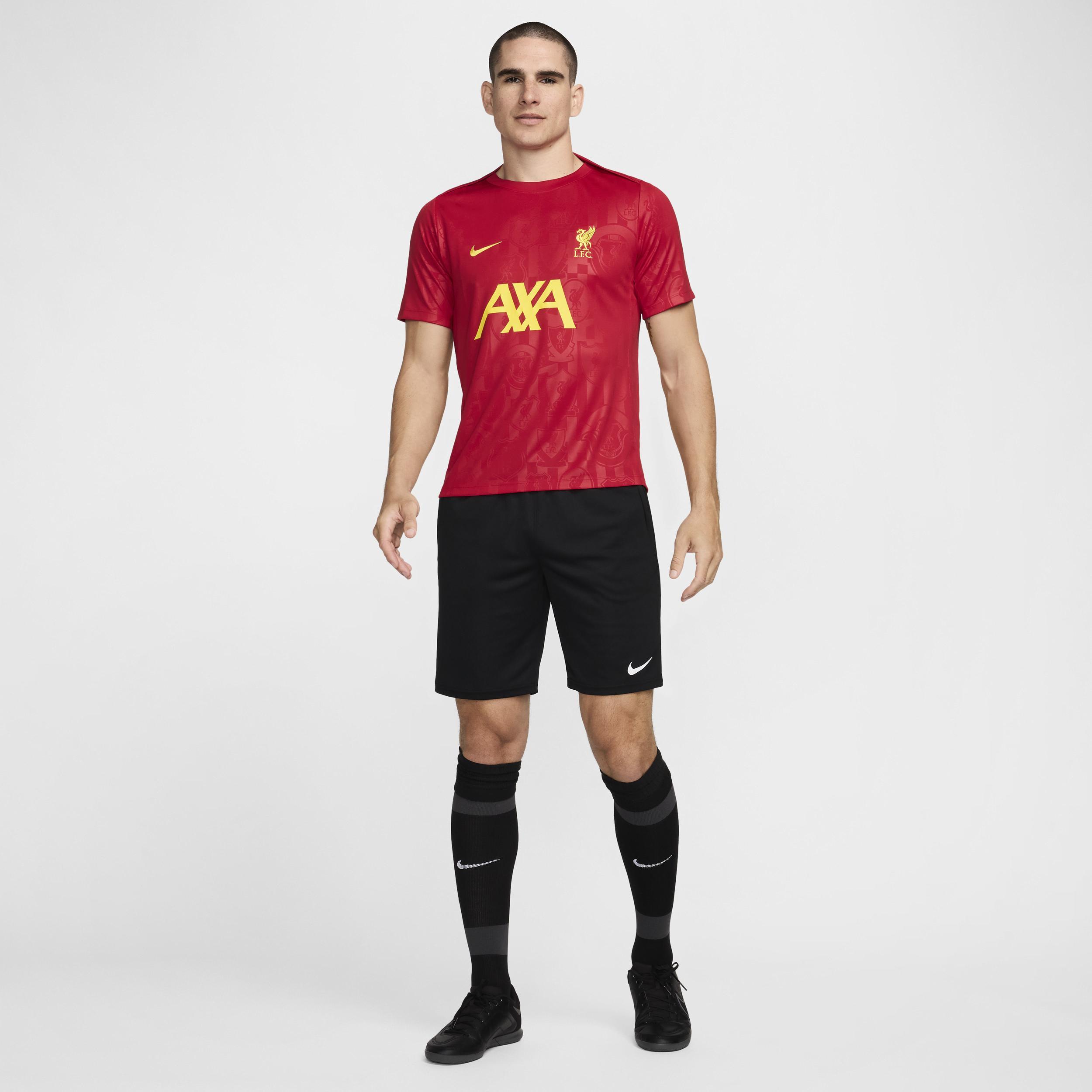 Liverpool FC Academy Pro Nike Men's Dri-FIT Soccer Pre-Match Short-Sleeve Top Product Image