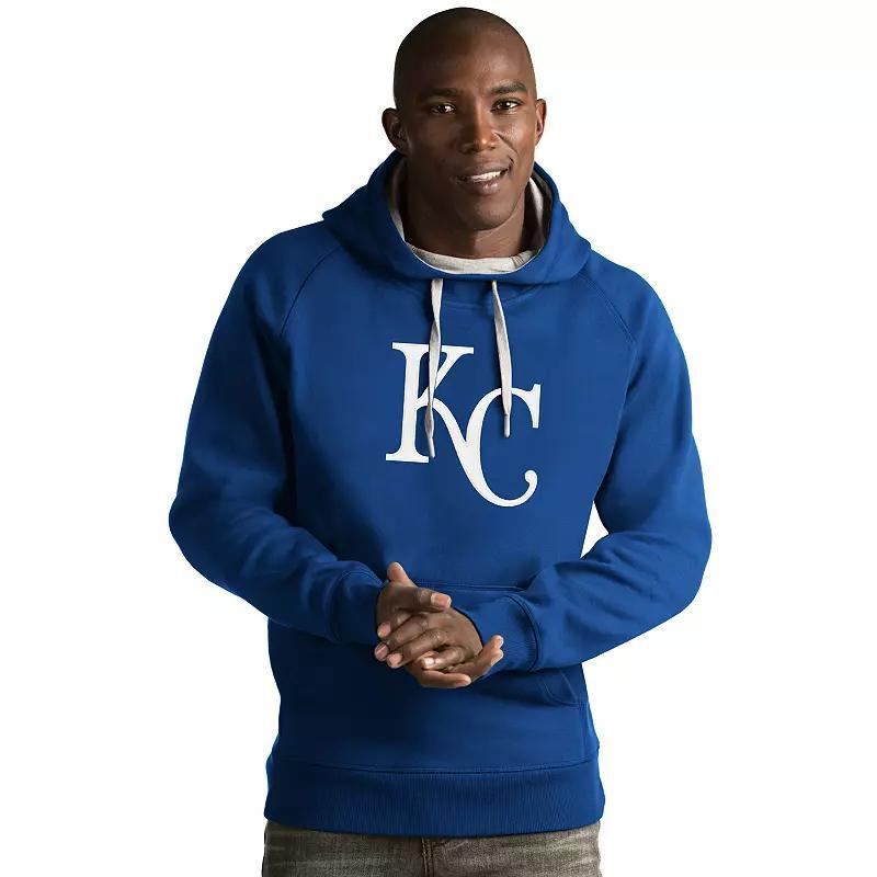 Men's Antigua Chicago Cubs Victory Logo Hoodie, Size: 3XL, Royal Product Image