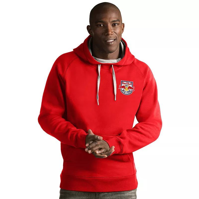 Mens Antigua New York Bulls Victory Pullover Hoodie Product Image