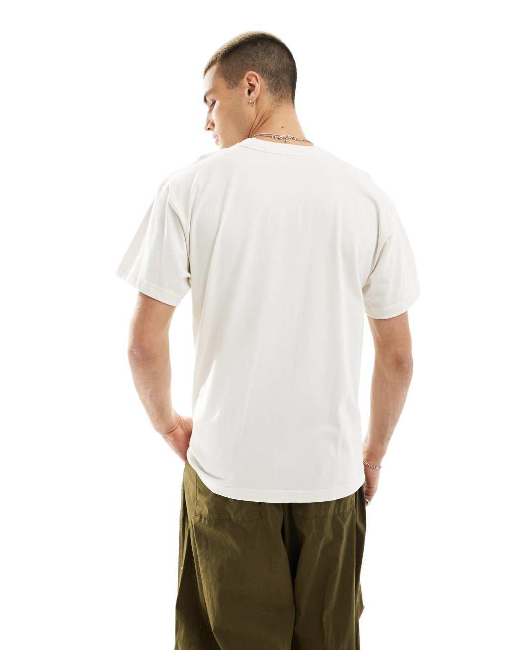 The North Face Evolution Box Fit T-shirt in white  Product Image