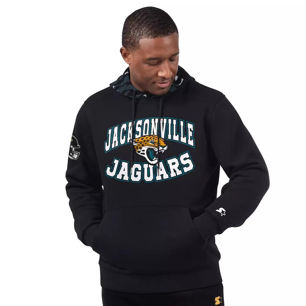 Men's Starter Black Jacksonville Jaguars Thursday Night Gridiron Pullover Hoodie, Size: 2XL Product Image