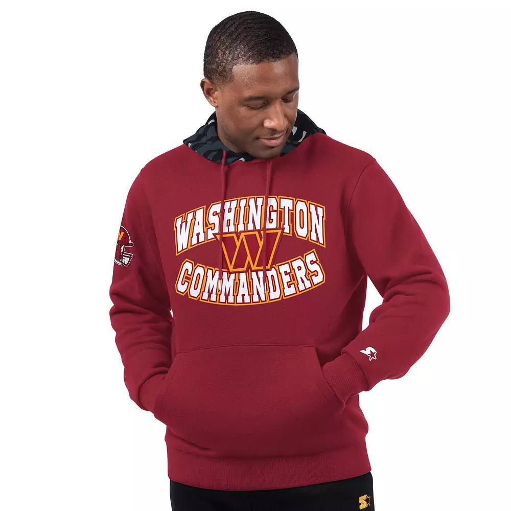 Men's Starter Burgundy Washington Commanders Thursday Night Gridiron Pullover Hoodie, Size: Large, Wft Med Re Product Image
