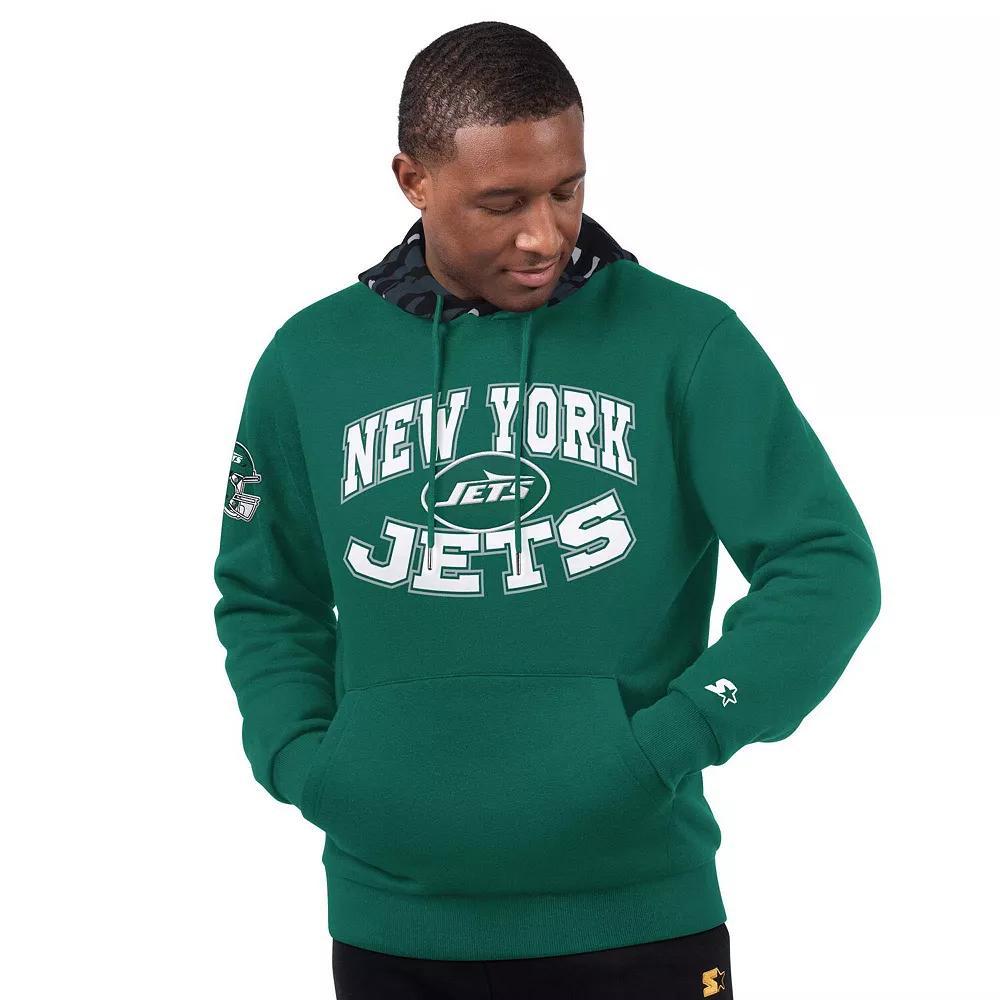 Men's Starter Green New York Jets Thursday Night Gridiron Pullover Hoodie,  Product Image