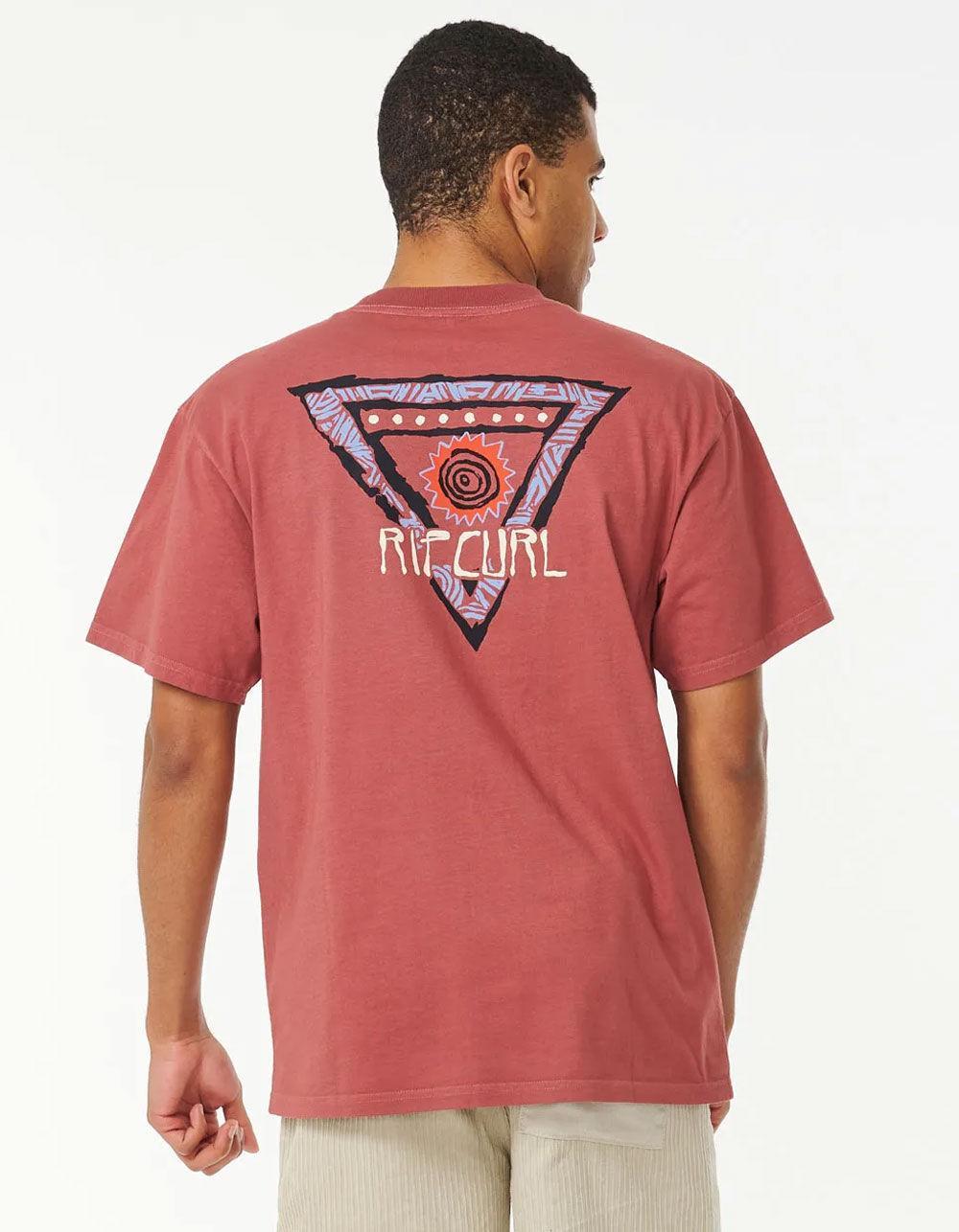 RIP CURL Archive Red Bluff Mens Tee Product Image