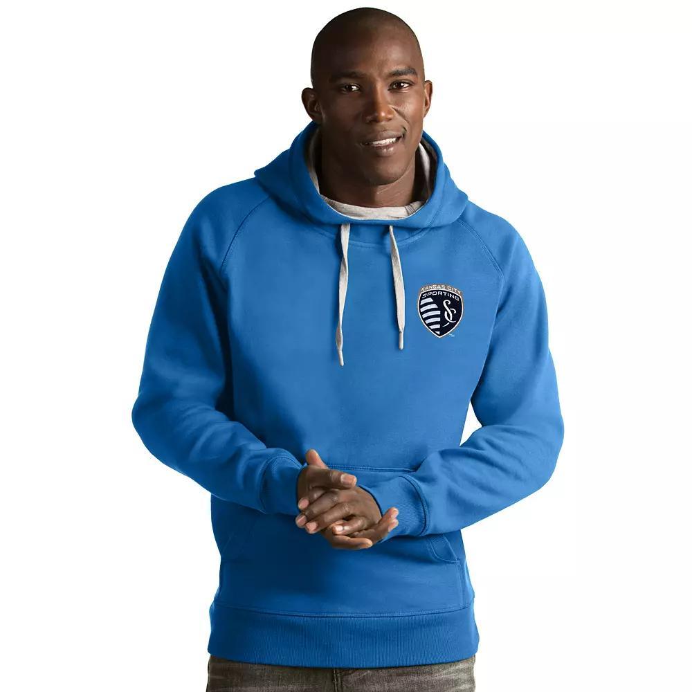 Men's Antigua Sporting Kansas City Victory Pullover Hoodie,  Product Image