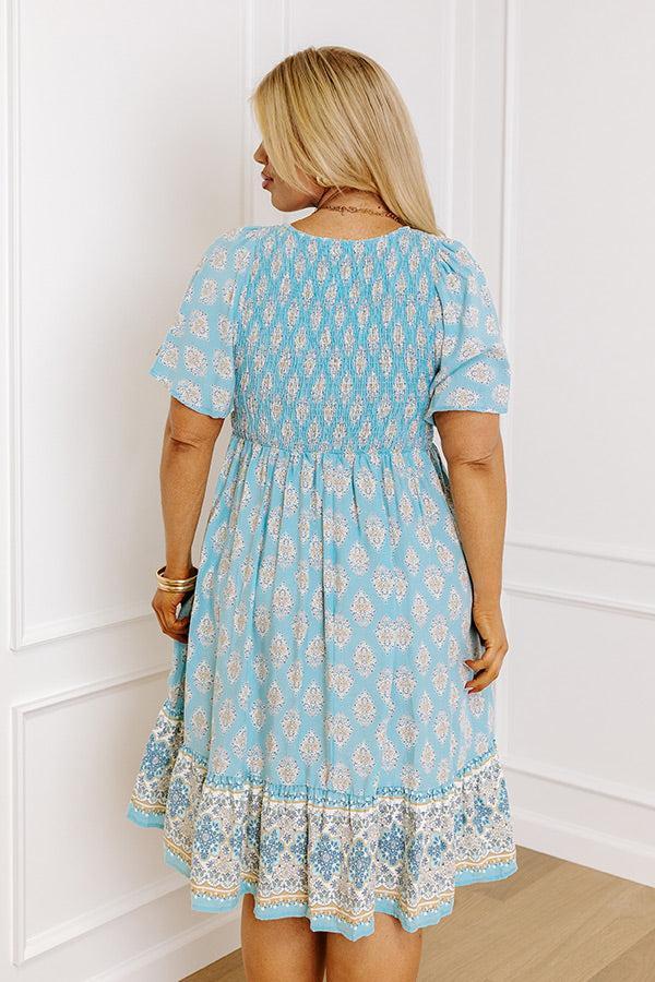 Charming Walk Smocked Midi Curves Product Image