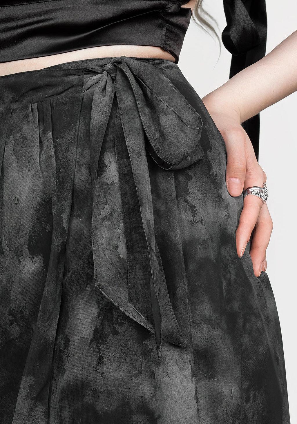 Tempest Tie Waist Midaxi Skirt Product Image