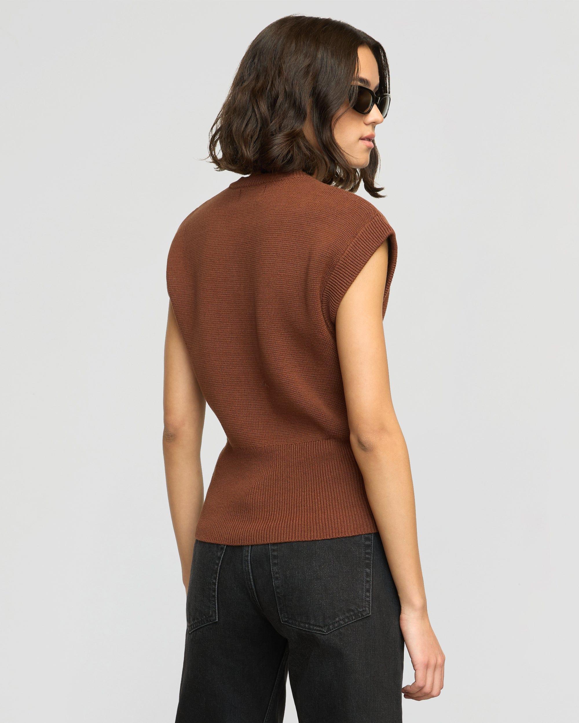Solea Button Knit Vest Product Image