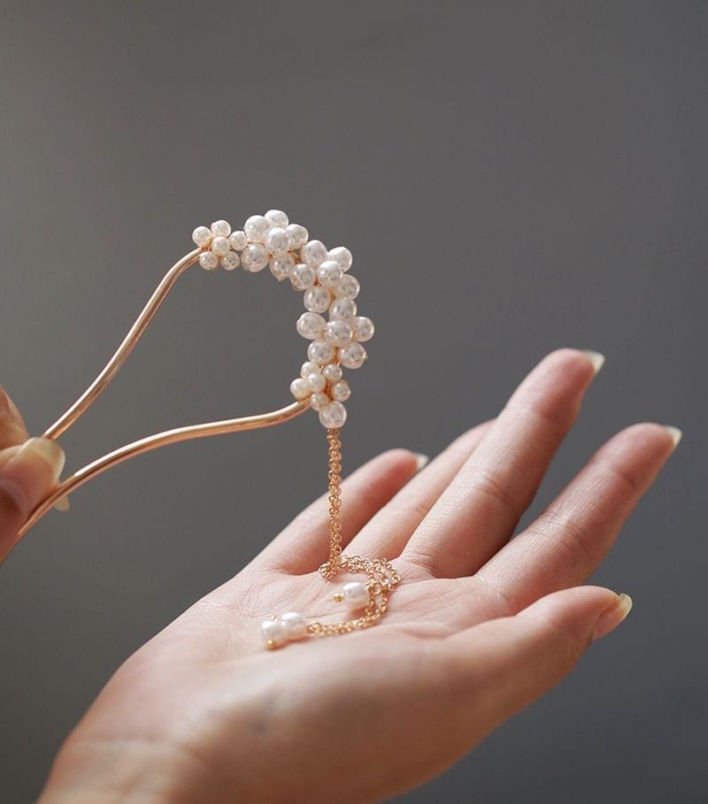 Floral Alloy Hair Stick Product Image