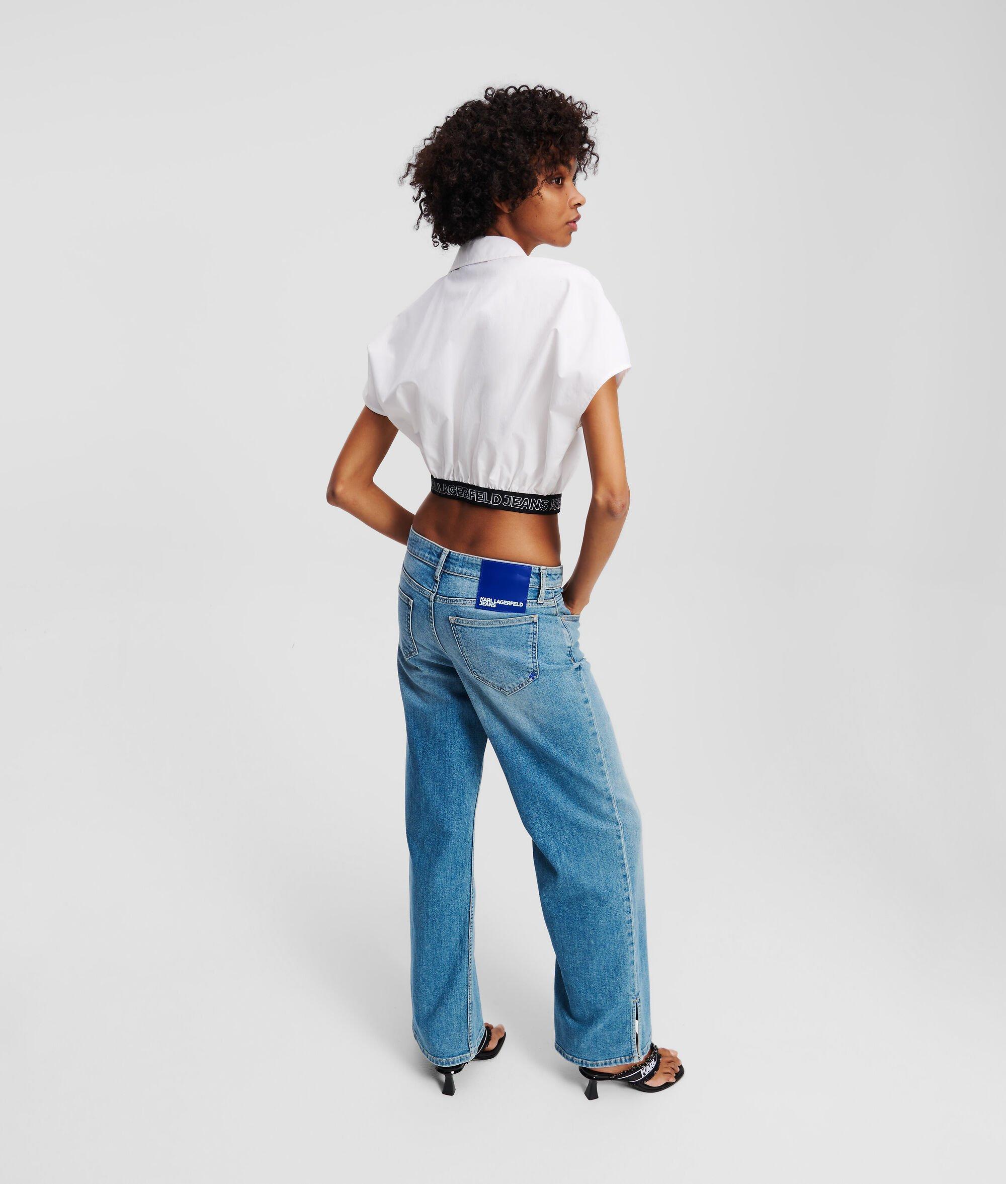 CROPPED WOVEN SHIRT Product Image