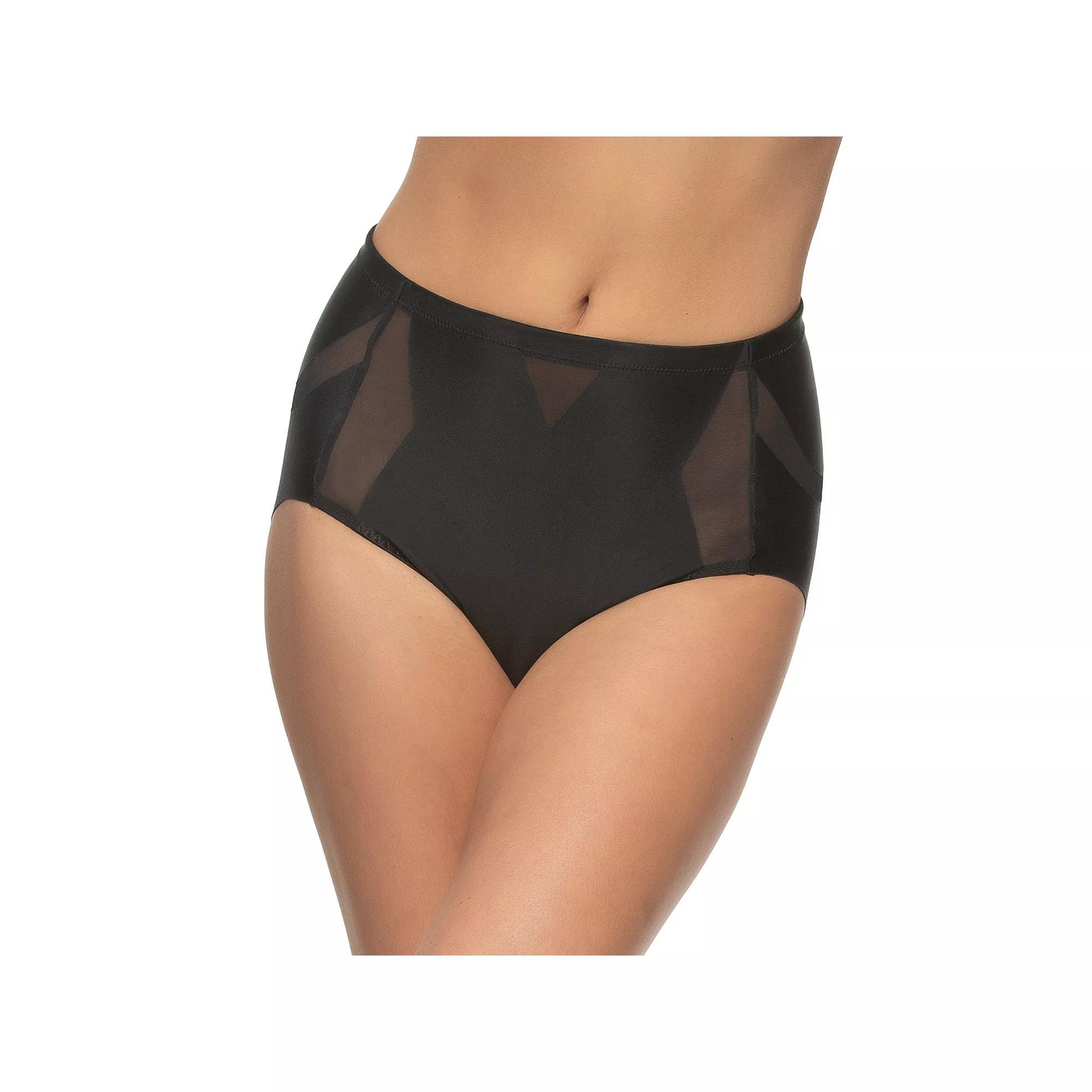 Jezebel by Felina Uplifted Satin & Mesh Shaper Briefs 640208, Women's,  Product Image