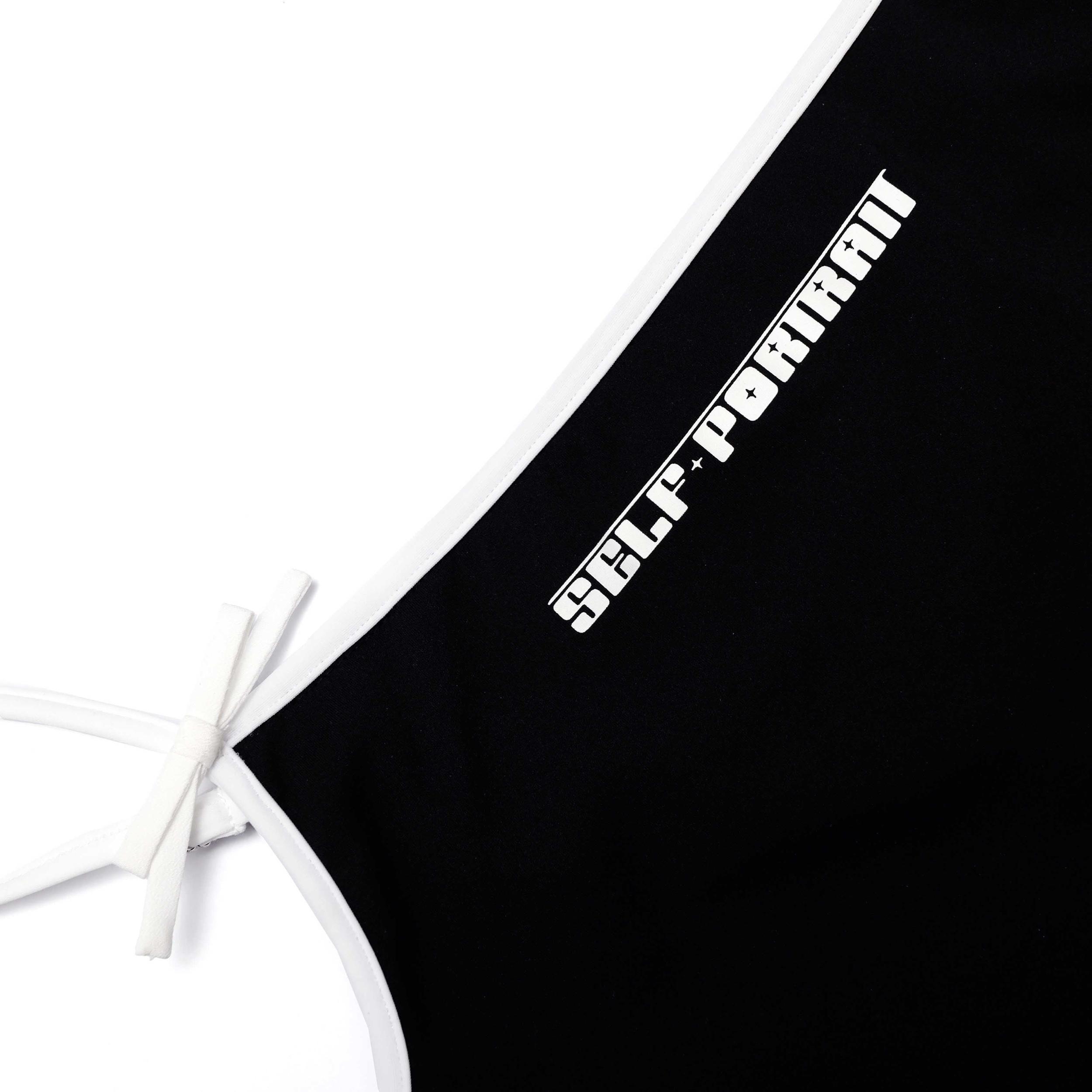 Black Logo Swimsuit Product Image