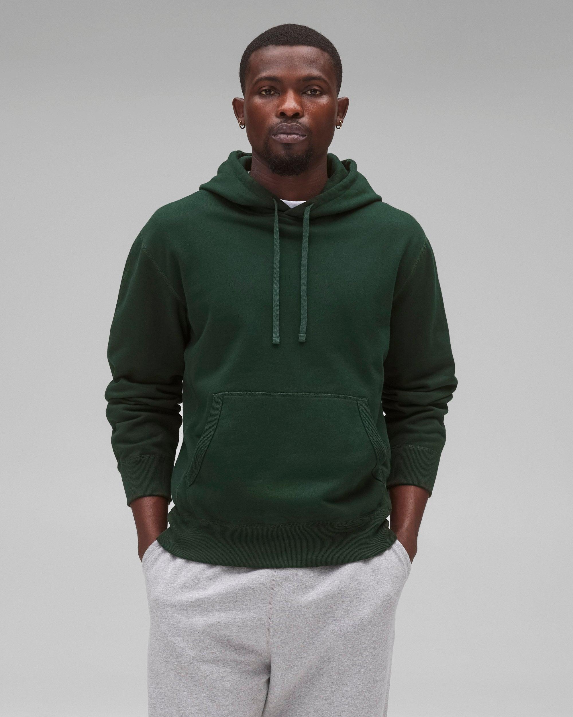 Midweight Terry Standard Hoodie Male Product Image