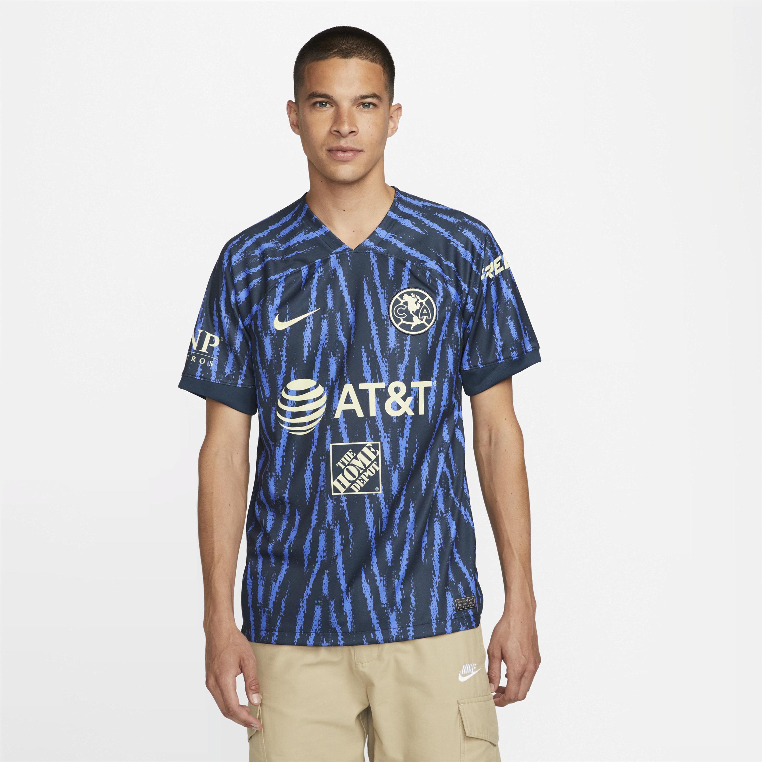 Mens Nike Blue Club America 2022/23 Away Replica Jersey - Blue Product Image