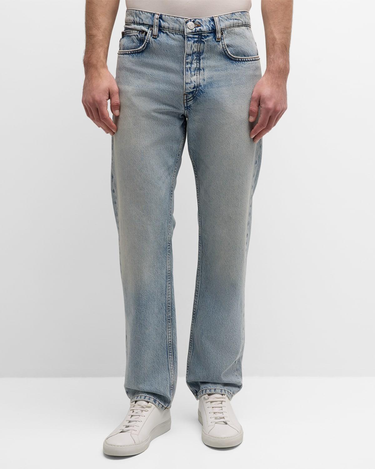 Mens The Straight Washed Jeans Product Image