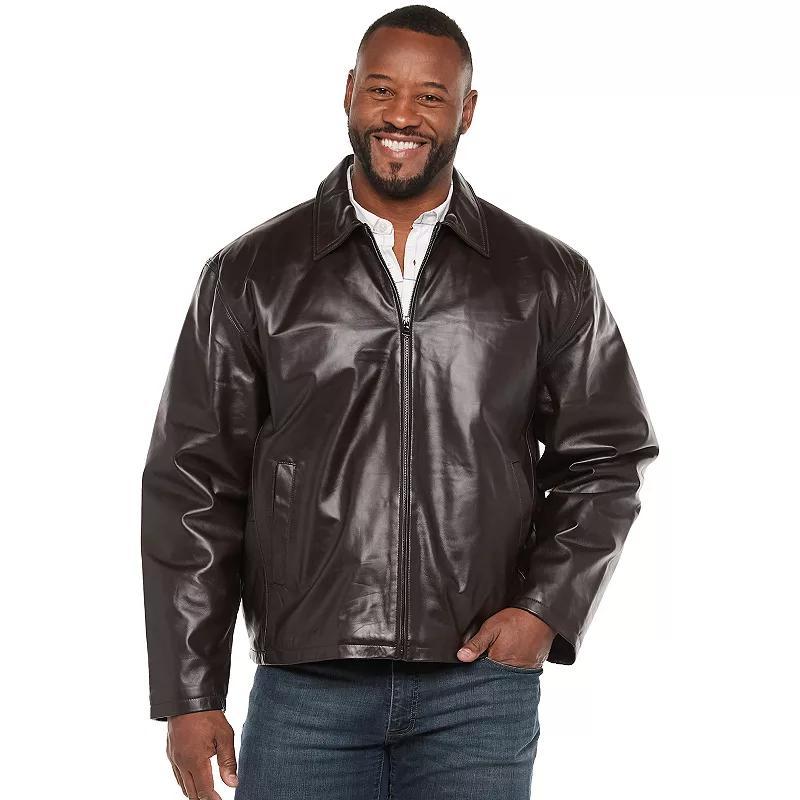 Big & Tall Vintage Leather Split Napa Leather Jacket, Men's,  Product Image