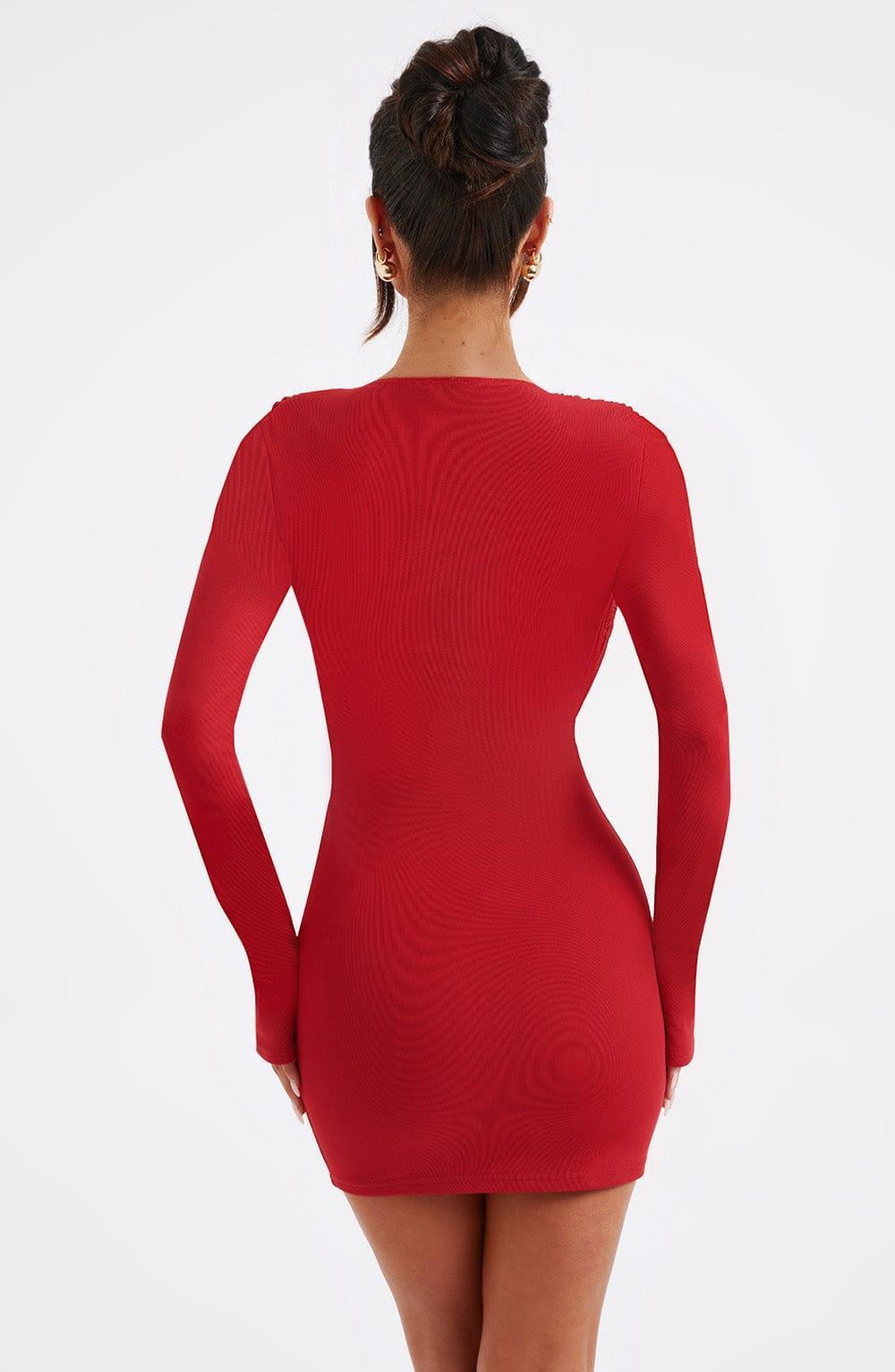 Danielle Mini Dress - Red Product Image
