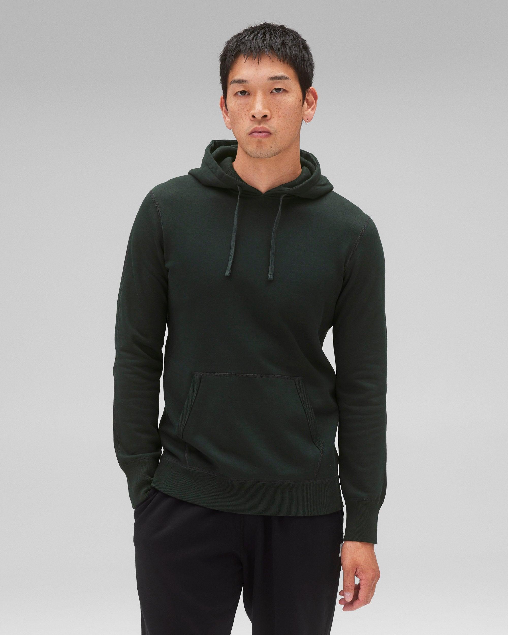 Midweight Terry Slim Hoodie Male Product Image