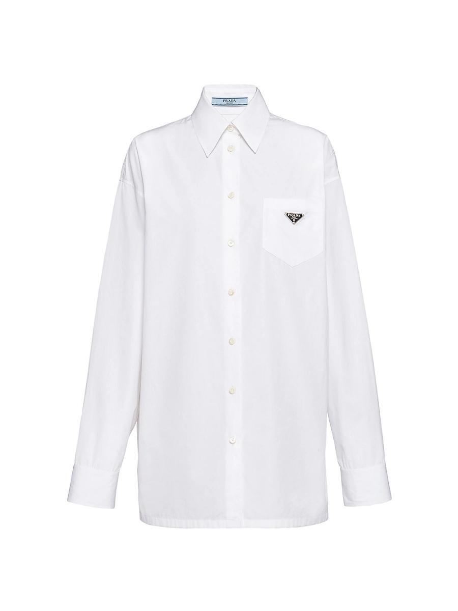 Womens Poplin Shirt Product Image