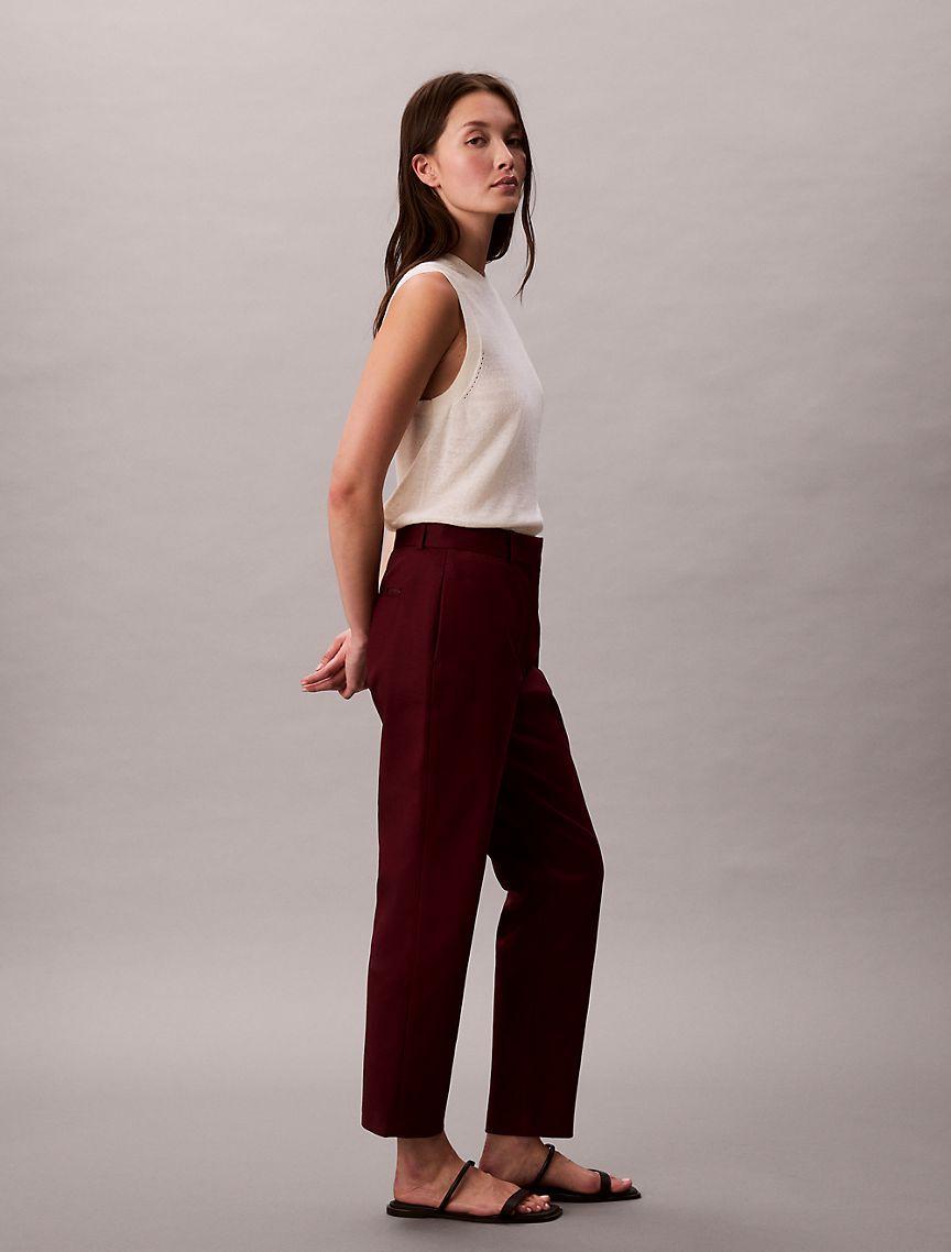 Cotton Stretch Straight Fit Chino Pants Product Image