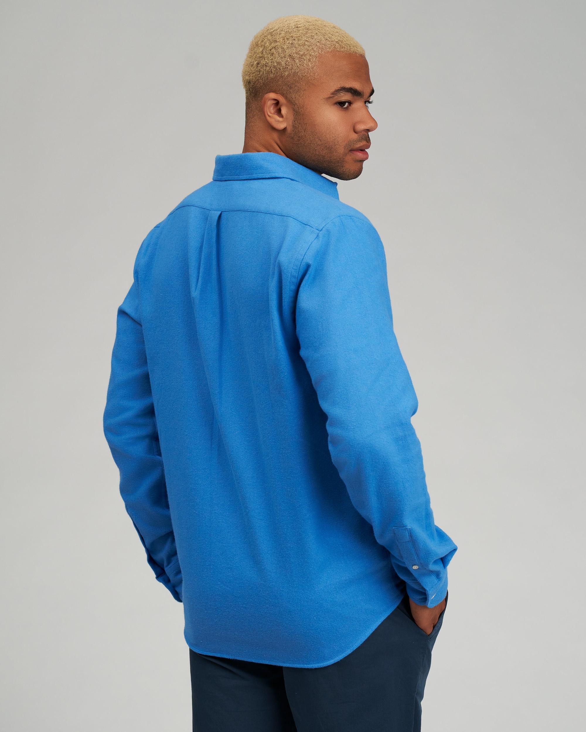 Organic Flannel Shirt - Limestone Grey Product Image