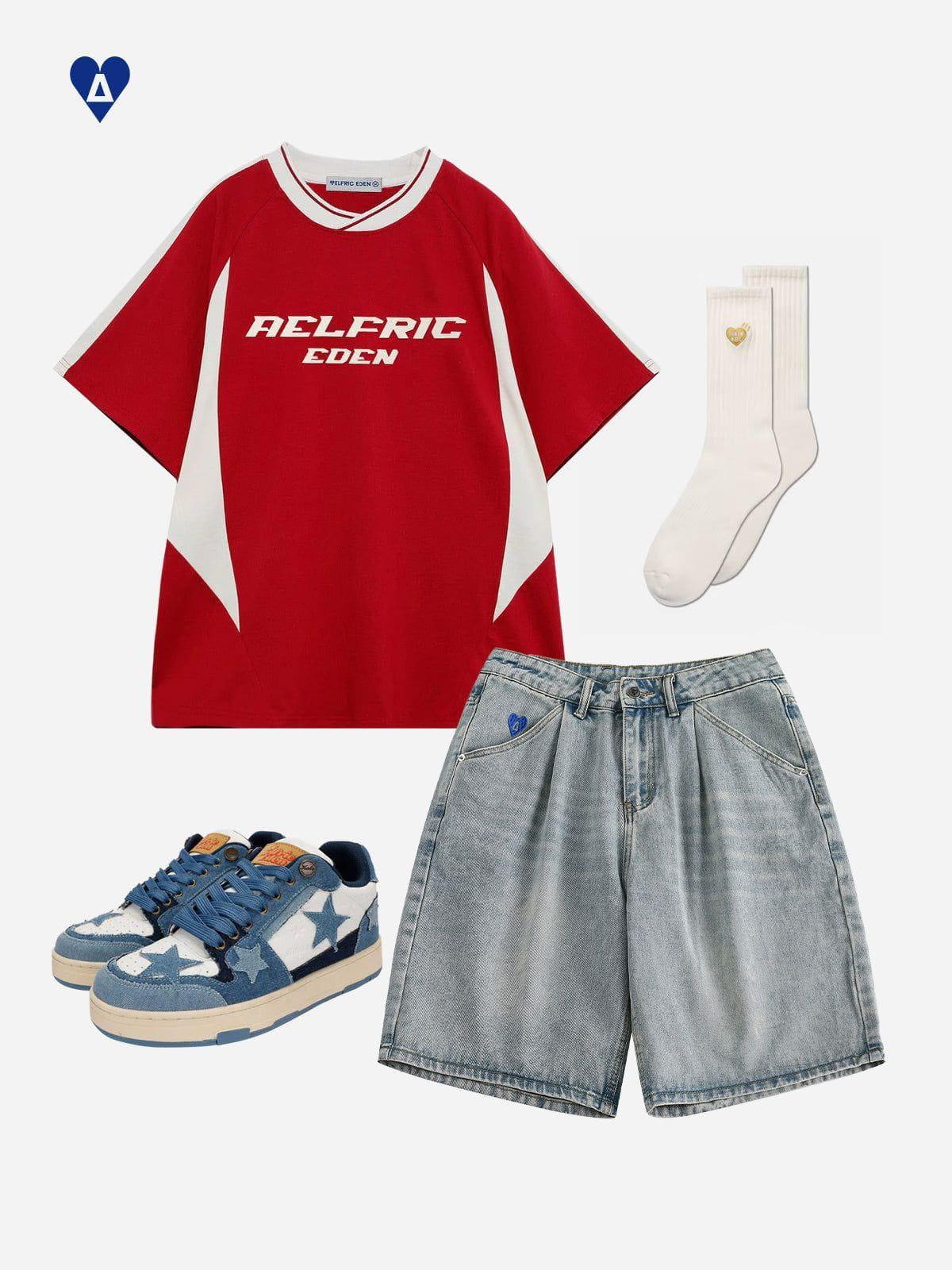 Aelfric Eden Washed Wrinkle Jorts Product Image