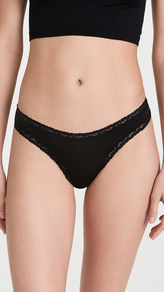 Stripe & Stare Black 4 Pack Thong Box | Shopbop Product Image