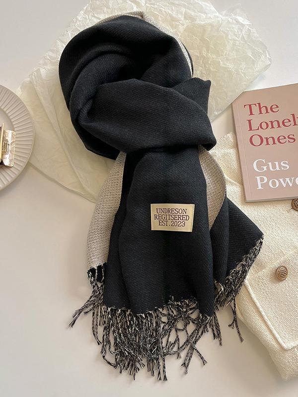 Keep Warm Tasseled Shawl&Scarf Product Image