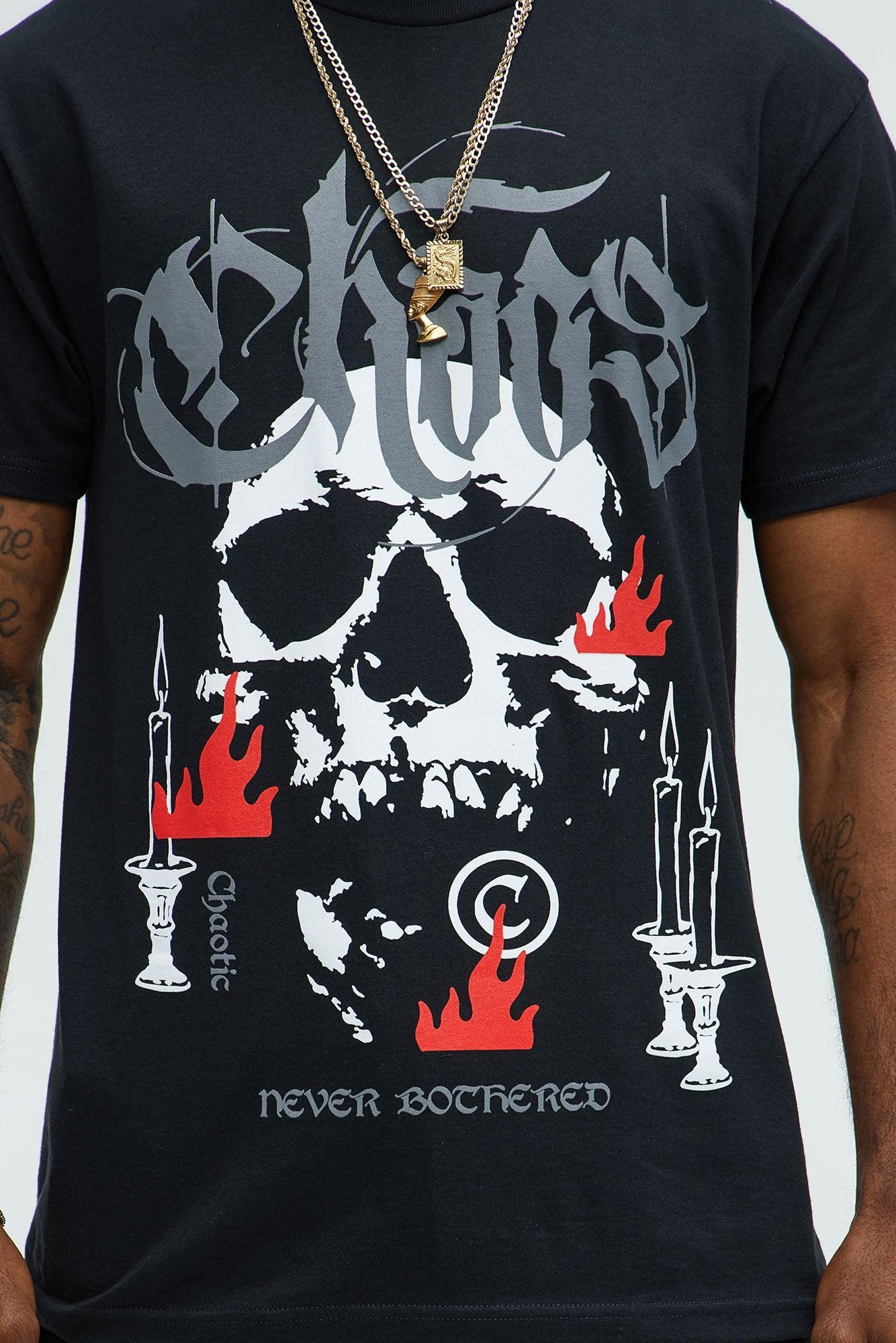Chaos Never Short Sleeve Tee - Black Product Image