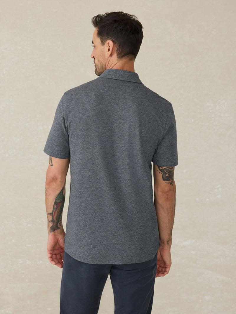 Short-Sleeve Movement™ Pique Polo - Dusty Iron Heather Product Image