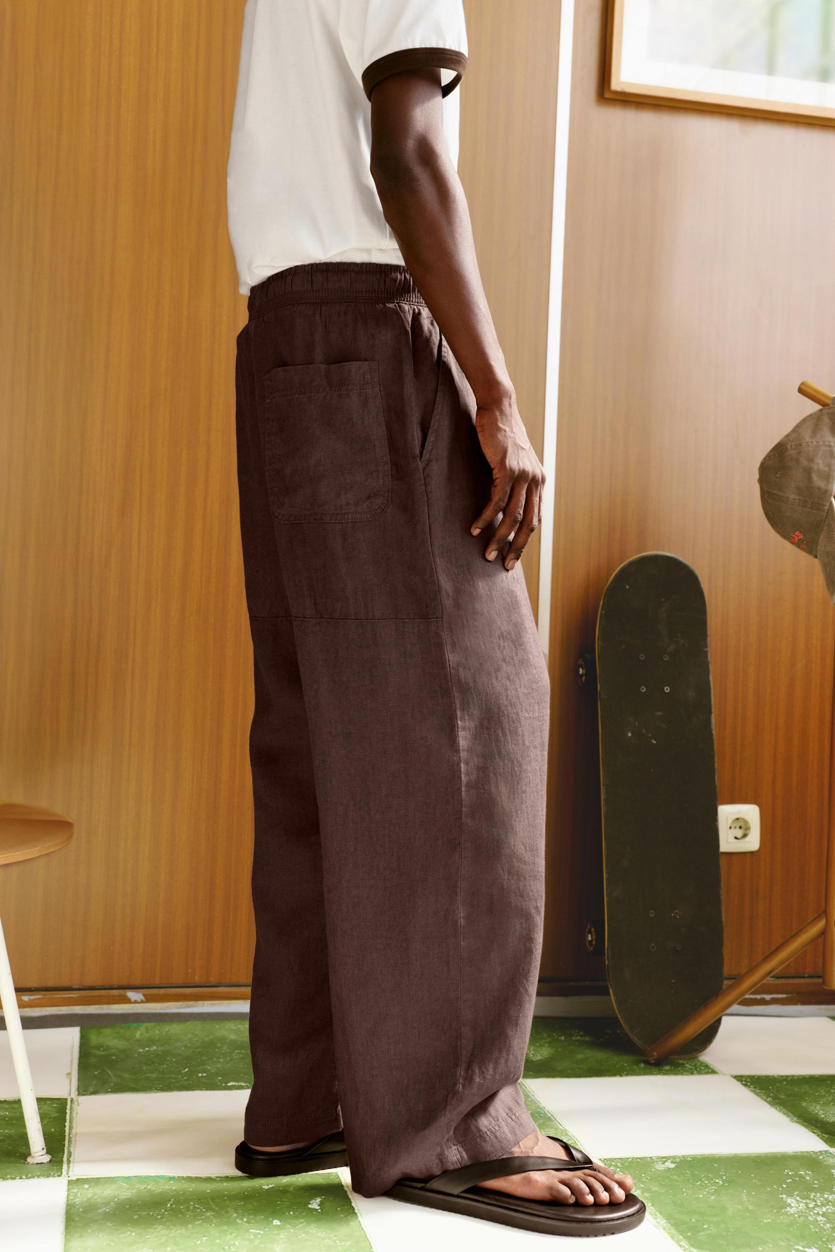 100% linen sweatpants Product Image