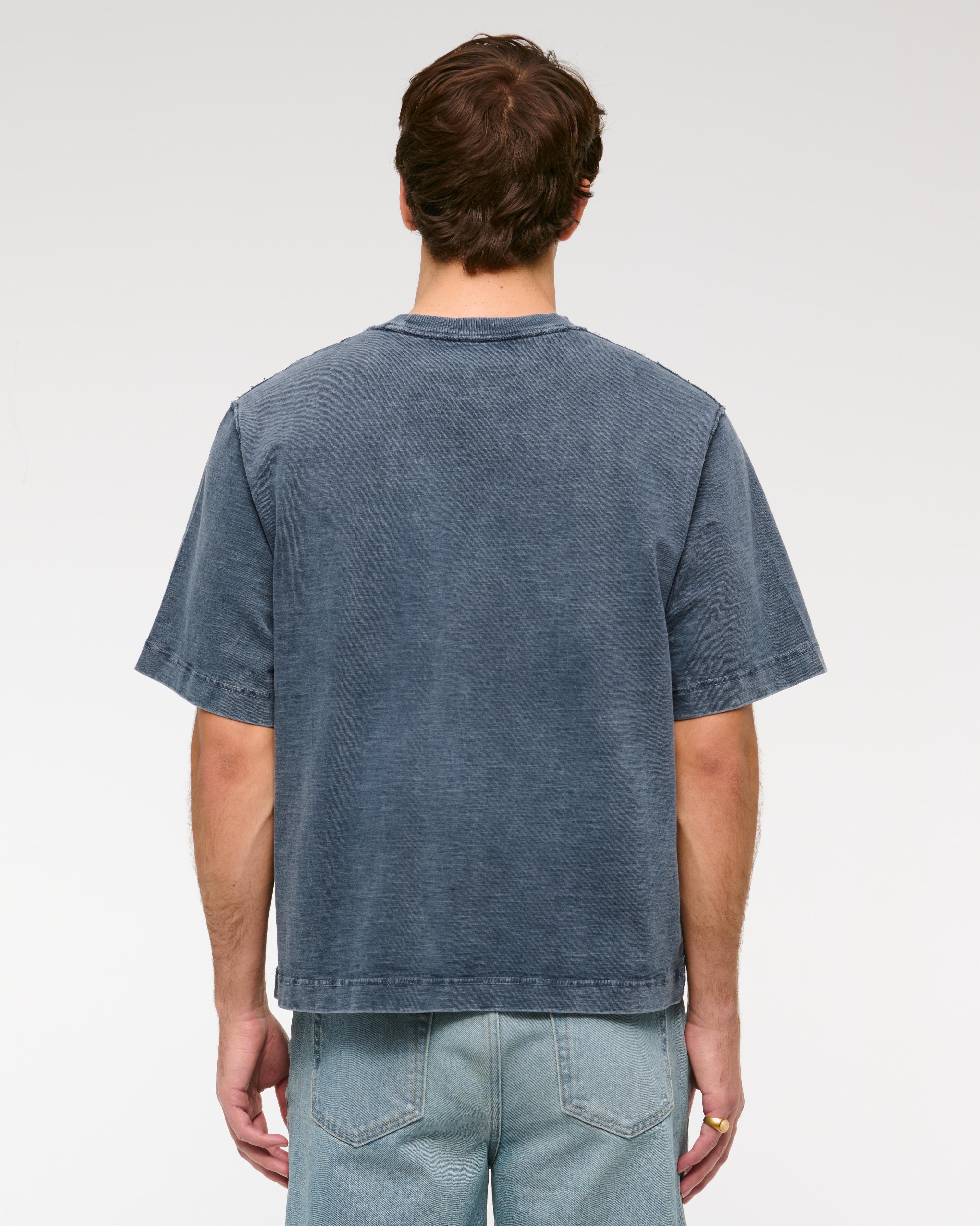 Premium Heavyweight Slub Cropped Tee Product Image