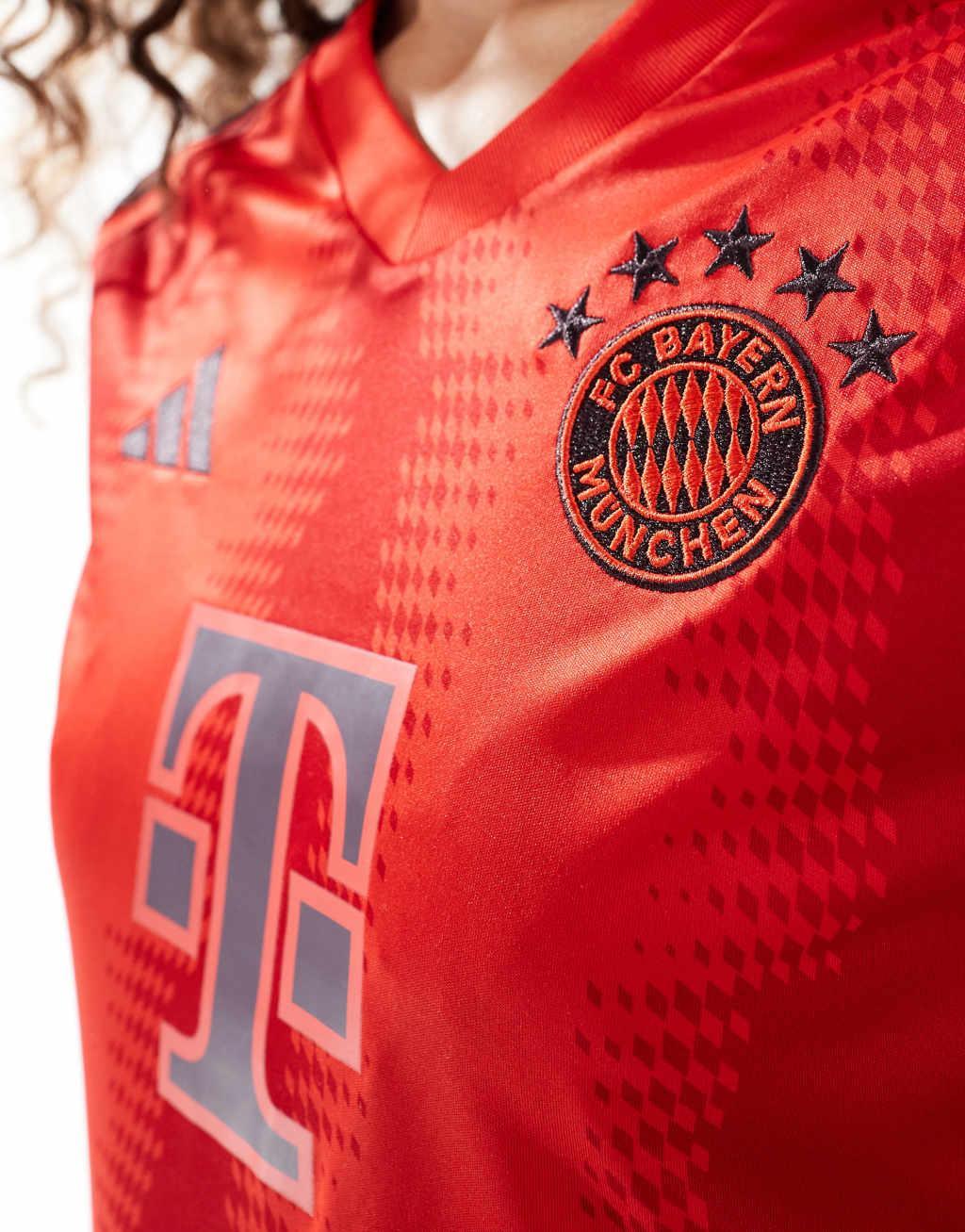 adidas FC Bayern Munich 24/25 home jersey in red Product Image