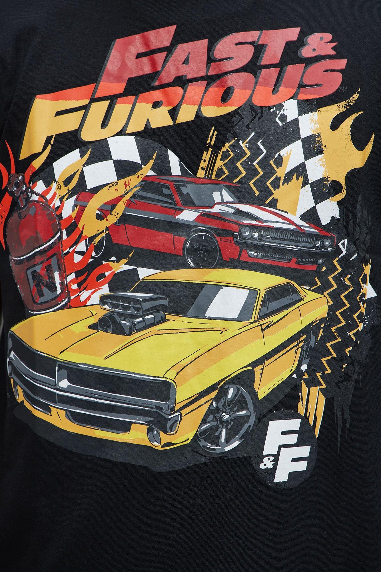 Fast & Furious Short Sleeve Tee - Black Product Image