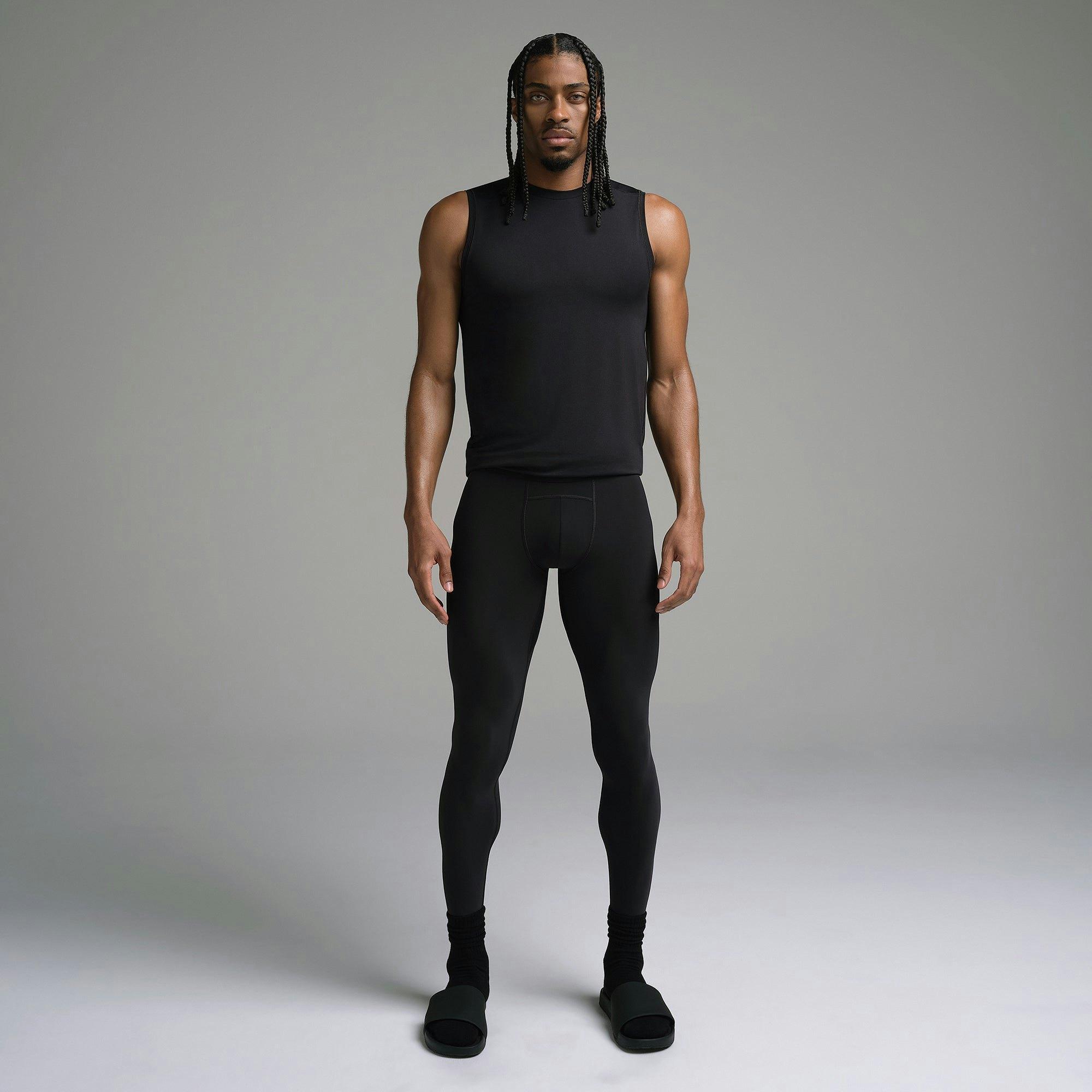 SKIMS FLEX MENS LEGGING | OBSIDIAN Product Image