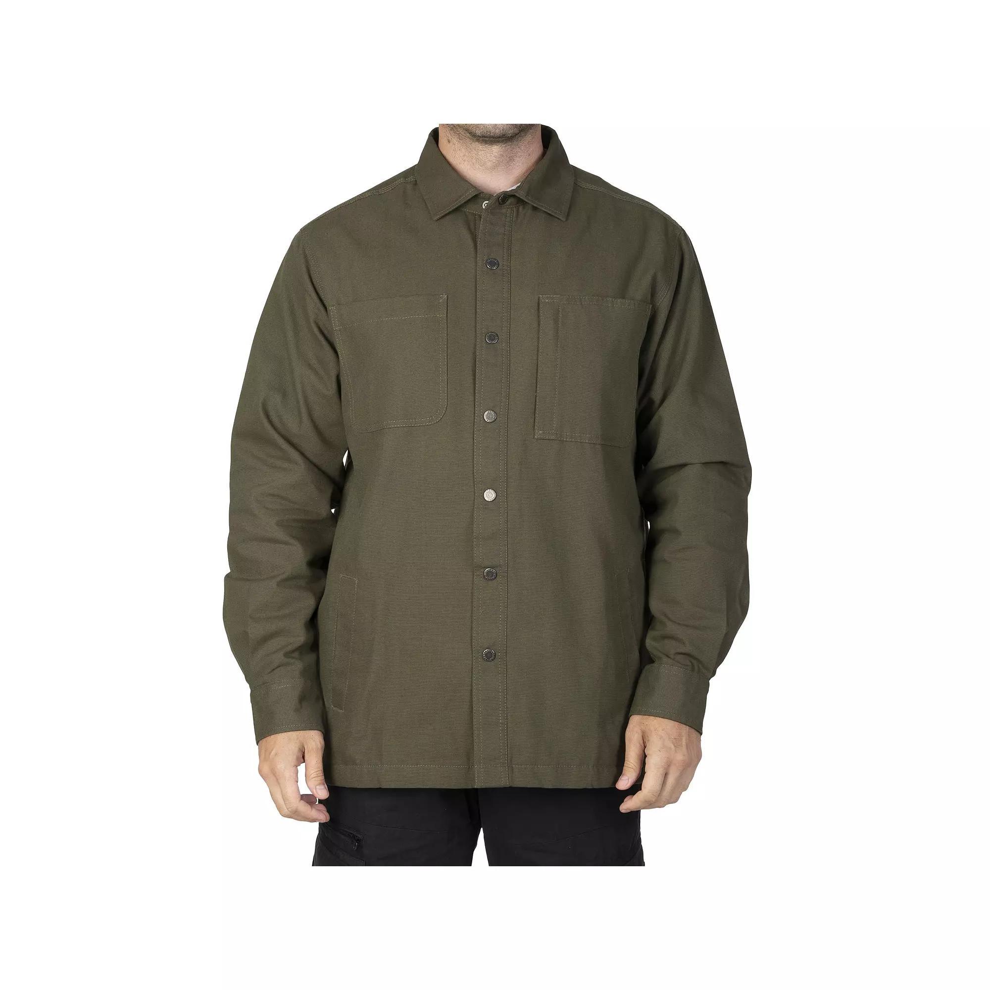 Men's Sonoma Goods For Life® Fleece-Lined Canvas Shirt Jacket,  Product Image