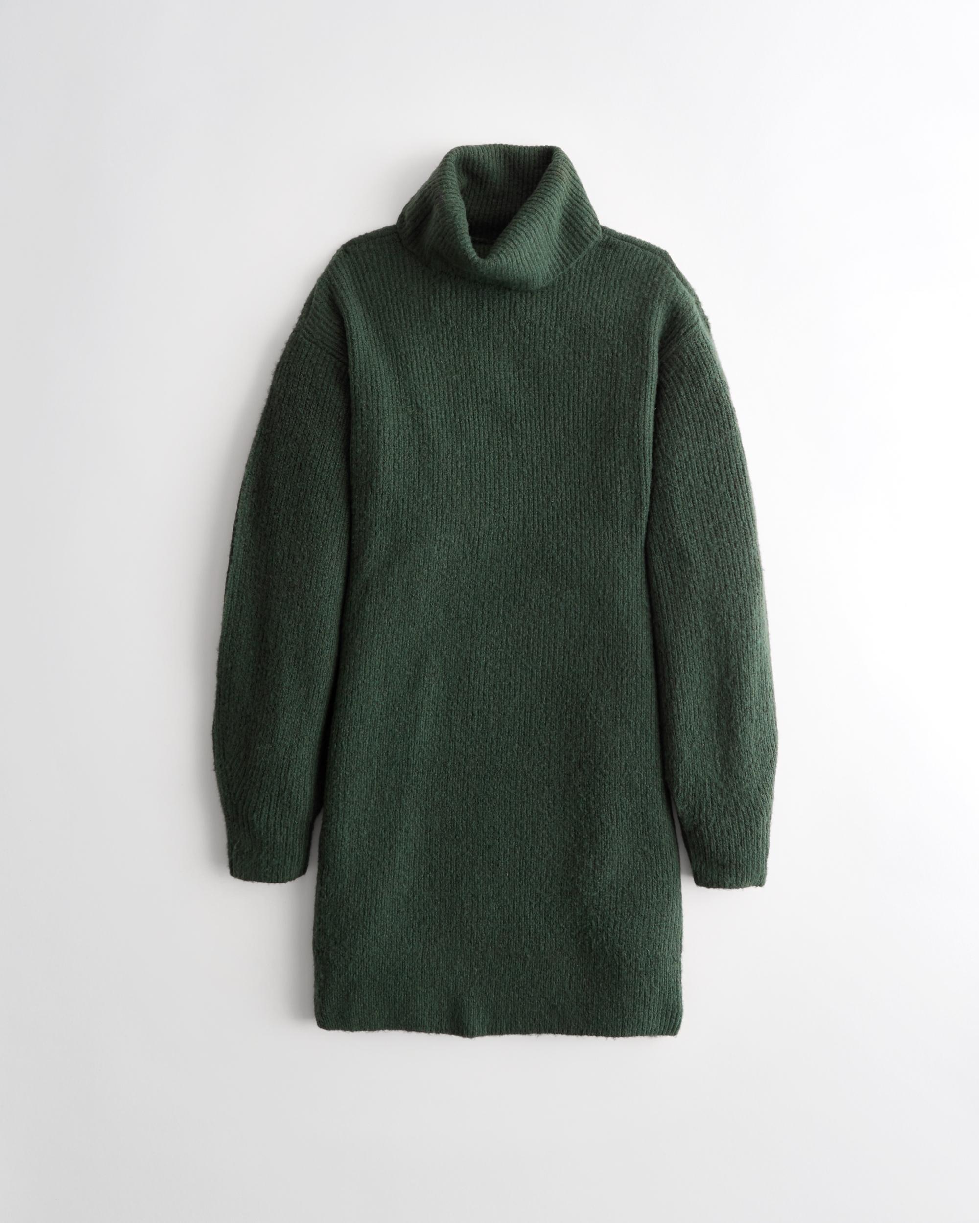 Turtleneck Sweater Dress Product Image
