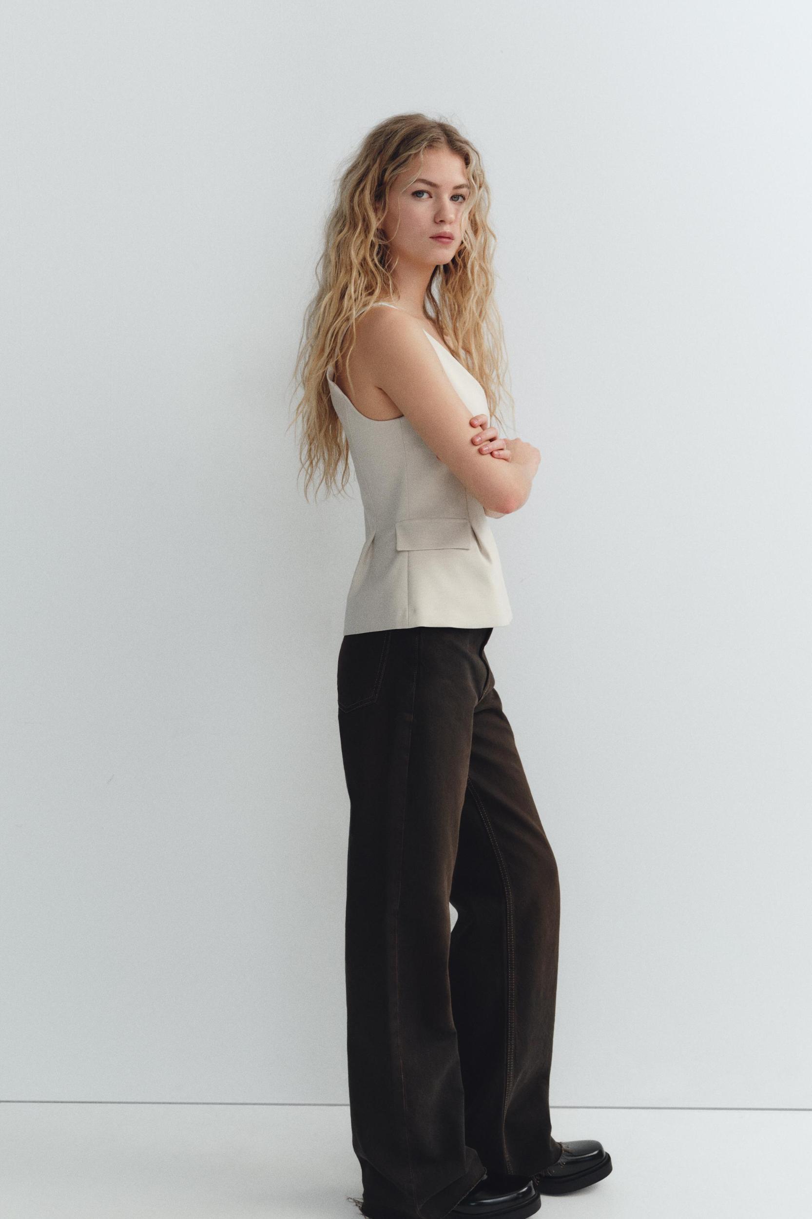 PEPLUM LAPELS TOP Product Image