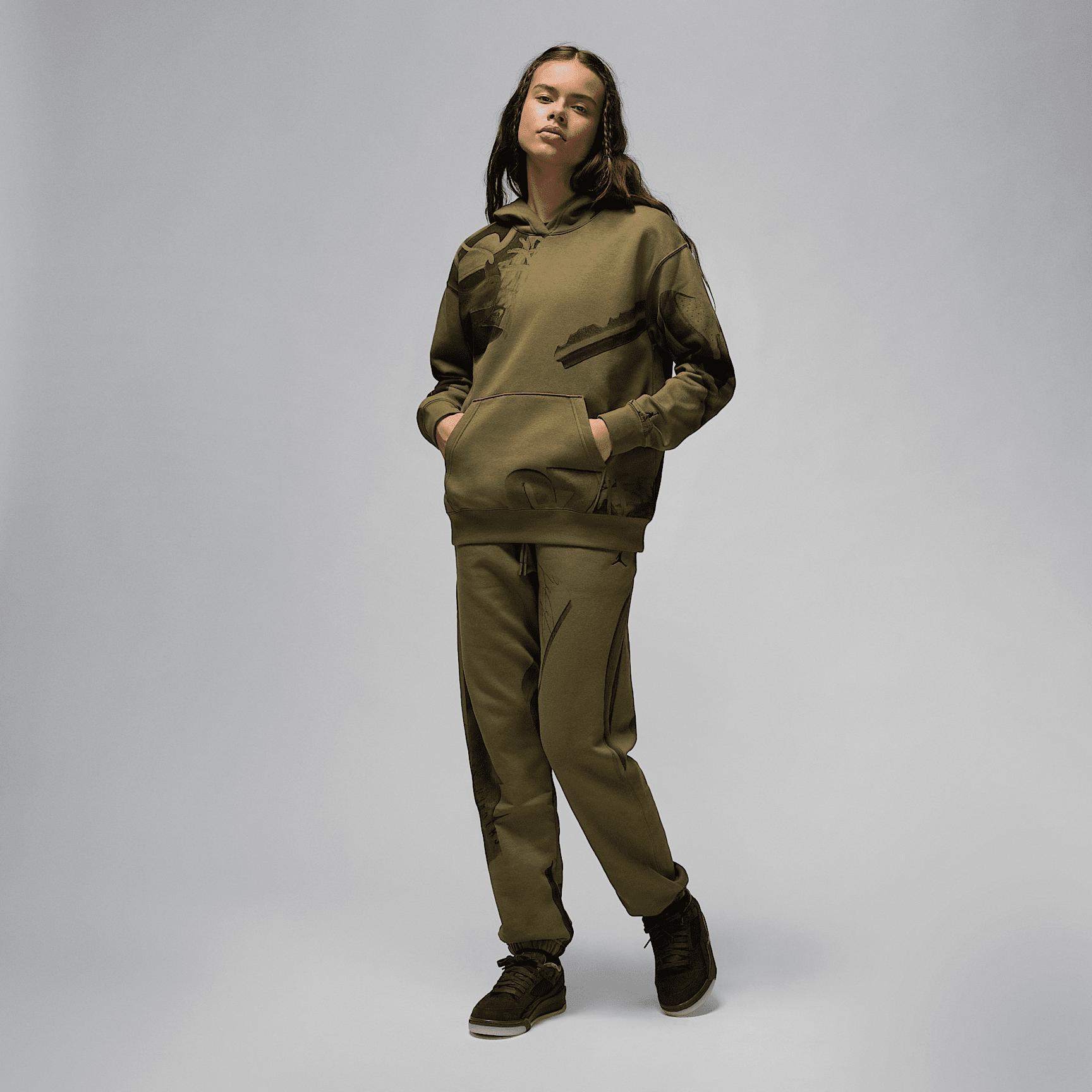 Womens Brooklyn Fleece All-over Print Pullover Hoodie Product Image