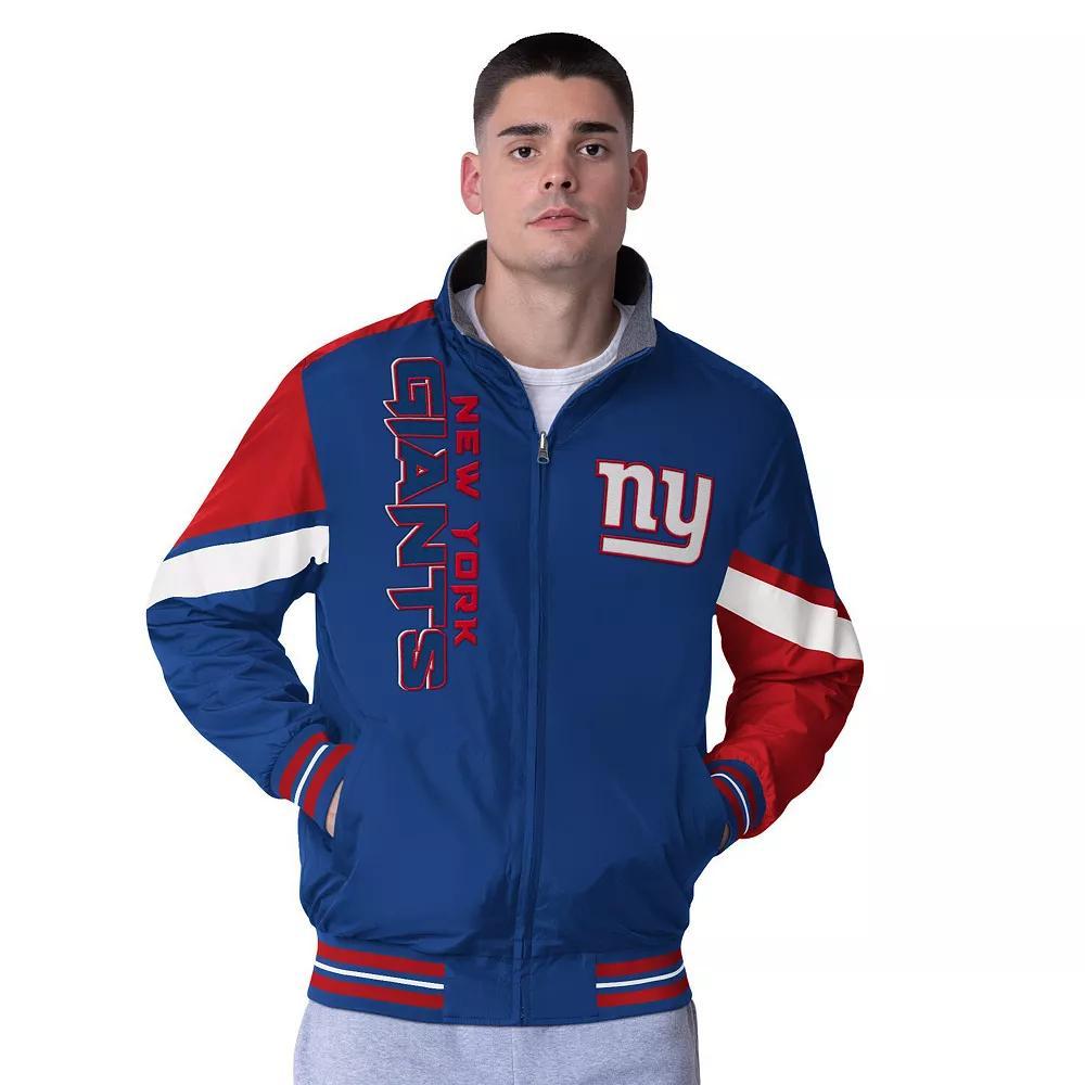 Men's G-III Extreme Royal New York Giants Strong Arm Reversible Full-Zip Jacket,  Product Image