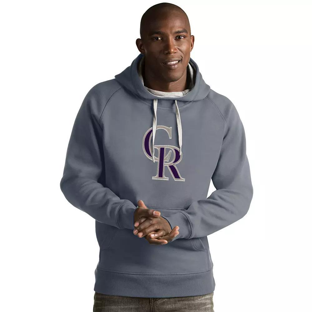 Men's Antigua Colorado Rockies Victory Logo Hoodie,  Product Image